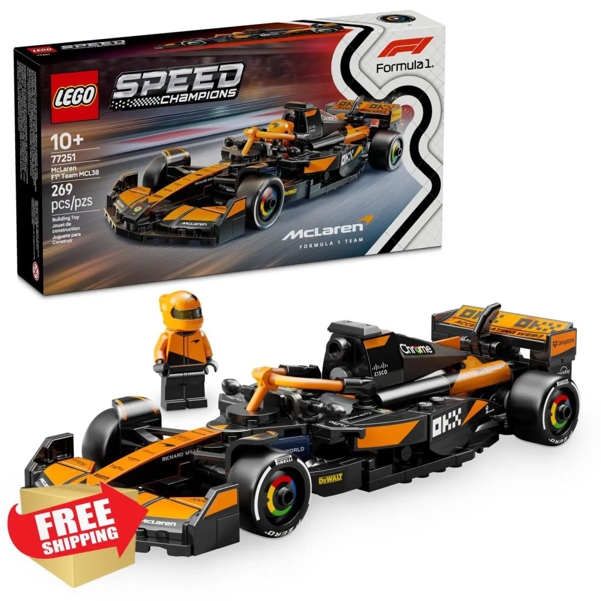 Lego Speed Champions Mclaren F1 Race Car 77251