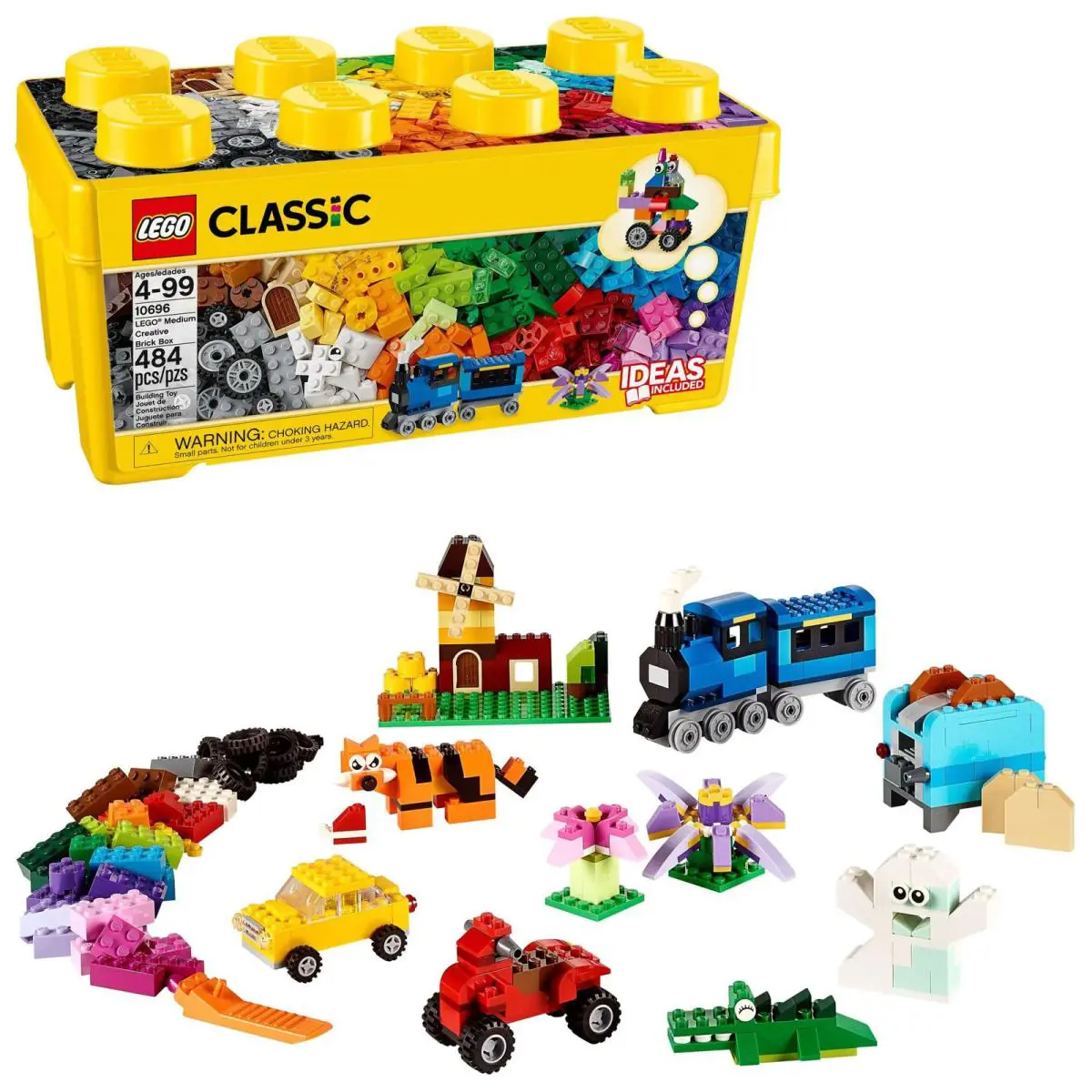 Lego Classic Medium Creative Brick Box 10696 Building Toy Set - Featuring Storag