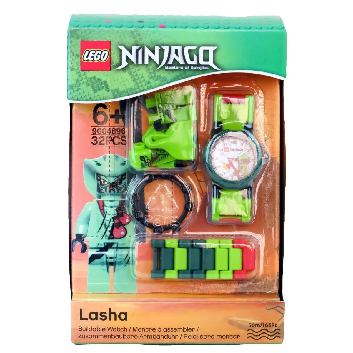 Lego 9004896 Ninjago Lasha Buildable Watch 32 Pcs Actual Minifigure Retired Nisb