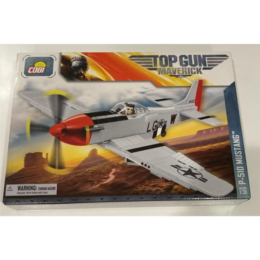 Cobi North American P-51D Mustang Top Gun Maverick Set Misb