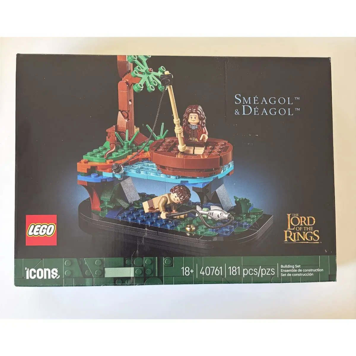 Lego Icons The Lord OF The Rings 40761 Smeagol Deagol Set Misb