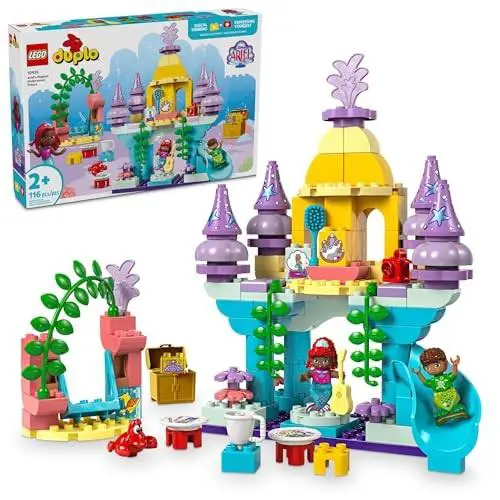 Lego Duplo Disney Ariel’s Magical Underwater Palace Building Set - The Little Me