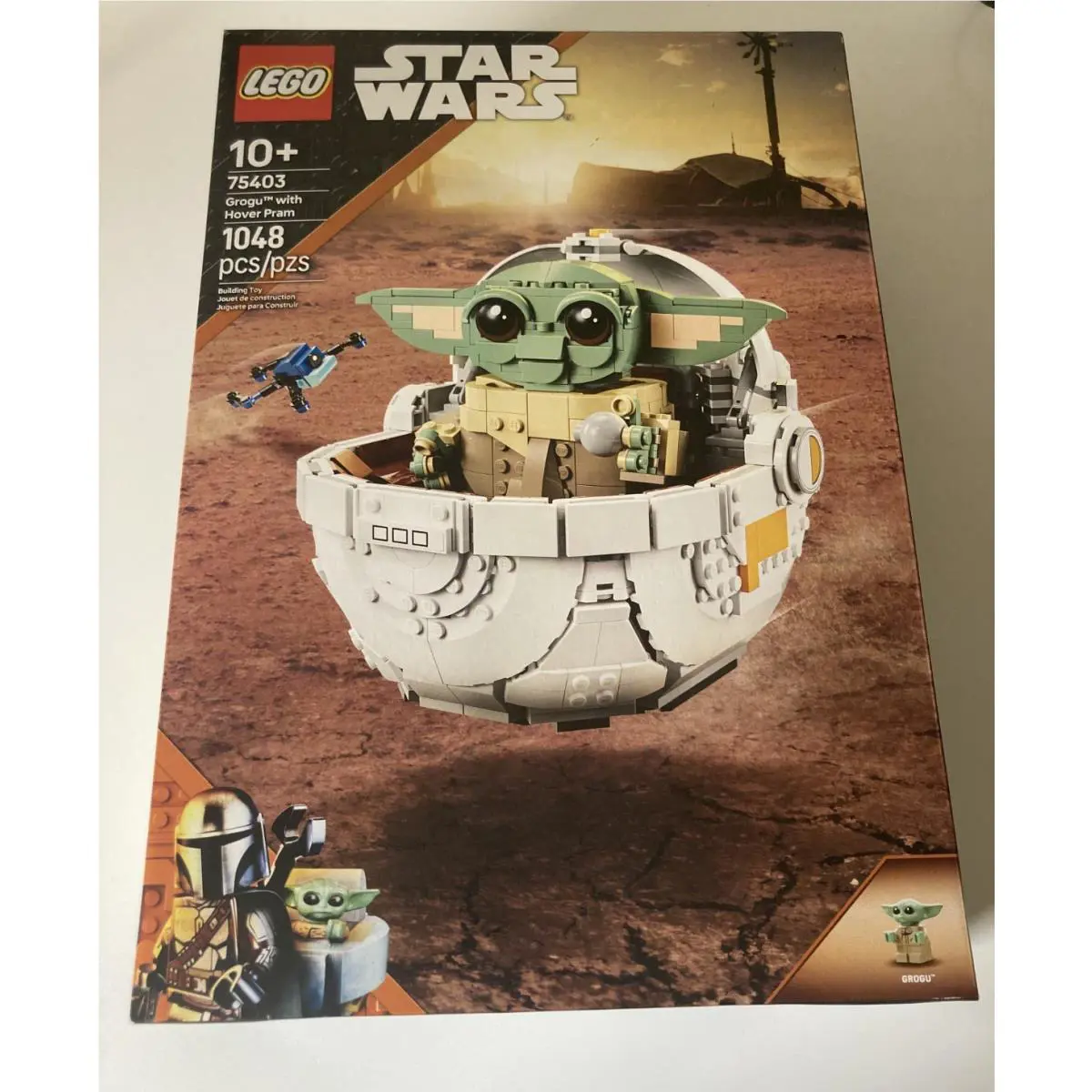 Lego Star Wars Mandalorian 75403 Grogu with Hover Pram Set Misb