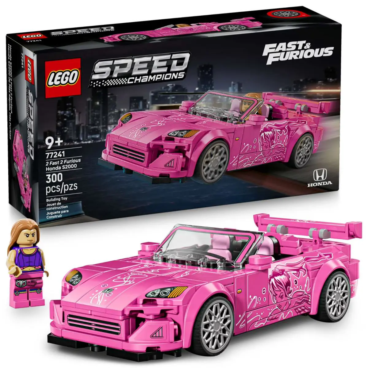 Lego Speed Champions Honda S2000 2 Fast 2 Furious Set w/ Suki 77241