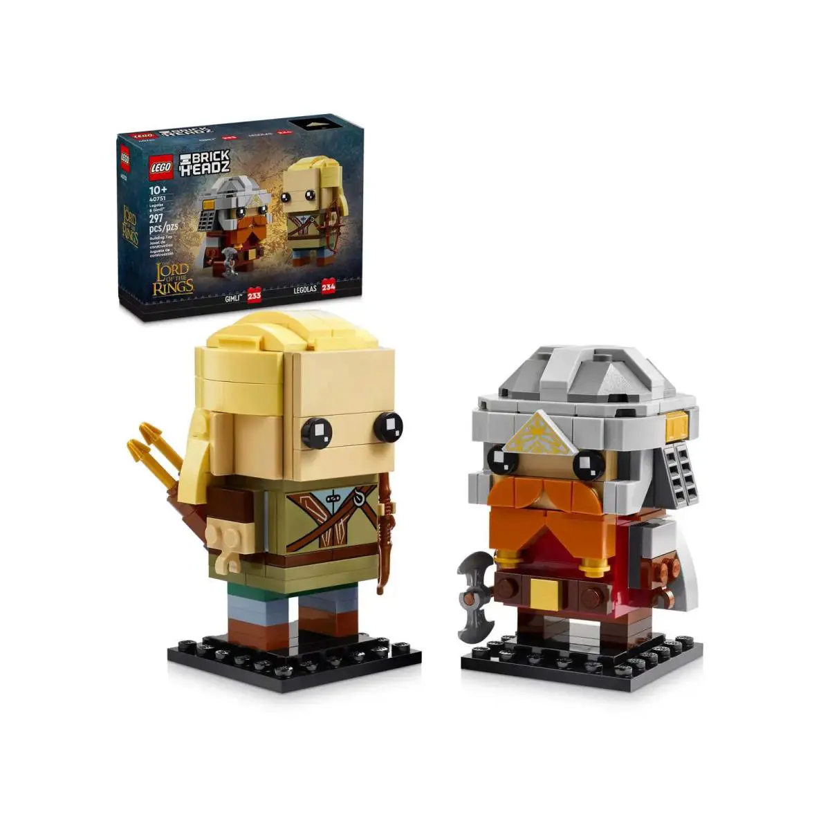 Lego The Lord of The Rings Legolas Gimli™ Brickheadz Set 40751