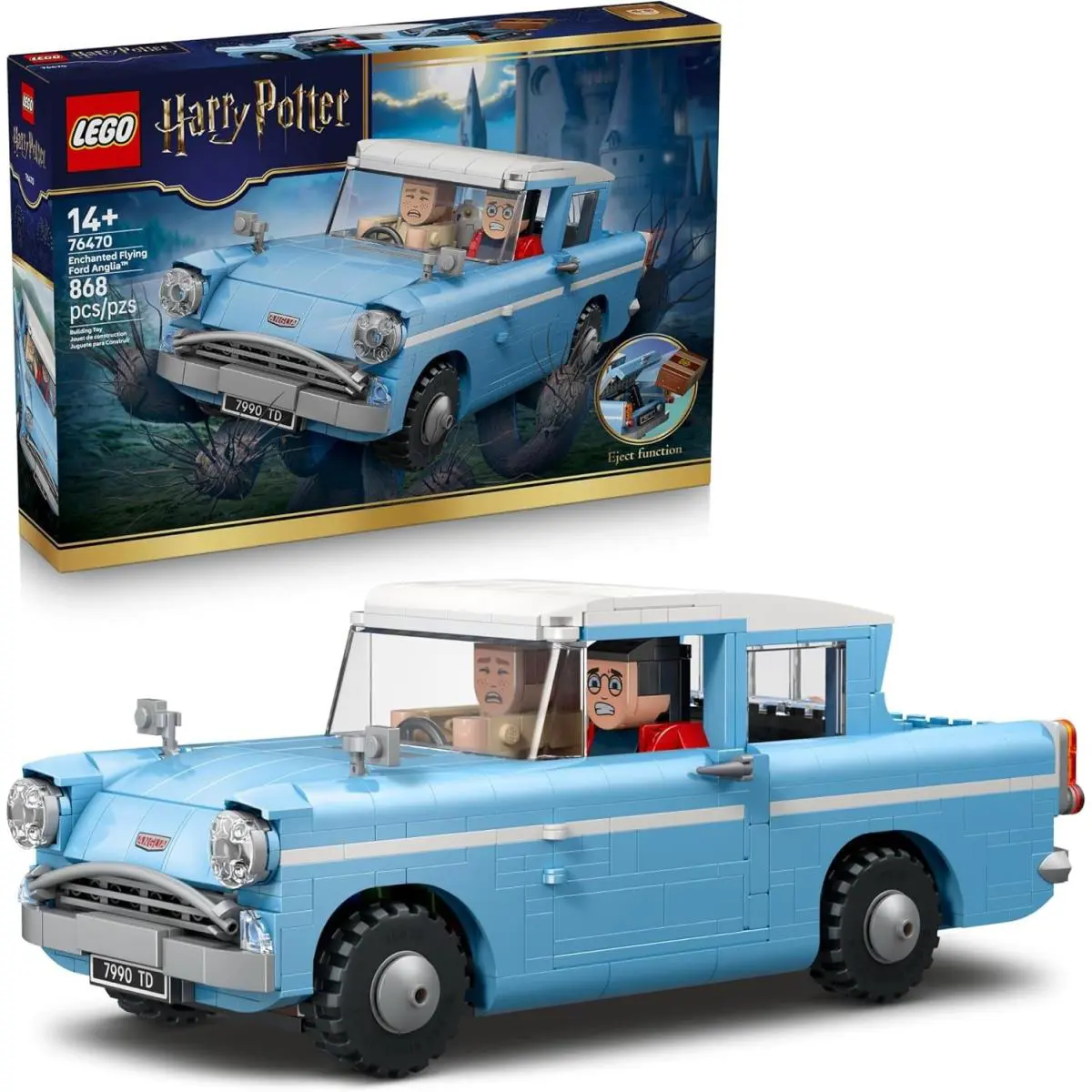 Lego Harry Potter Enchanted Flying Ford Anglia Car 868 Pcs 76470 Usa