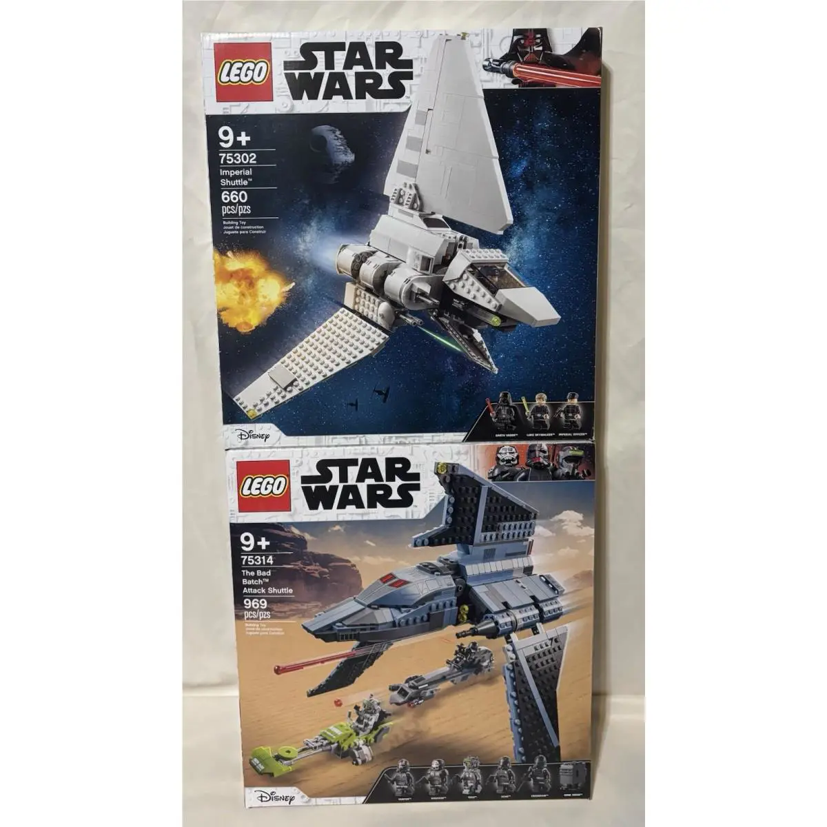 Lego Star Wars Imperial Shuttle 75302 Bad Batch Attack Shuttle 75314