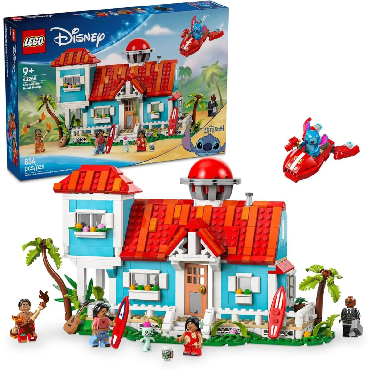 Lego Disney Lilo and Stitch Beach House - 43268