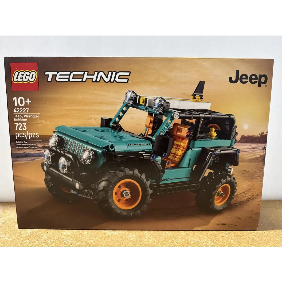 Lego Technic: Jeep Wrangler Rubicon Suv 42227 723 Pieces
