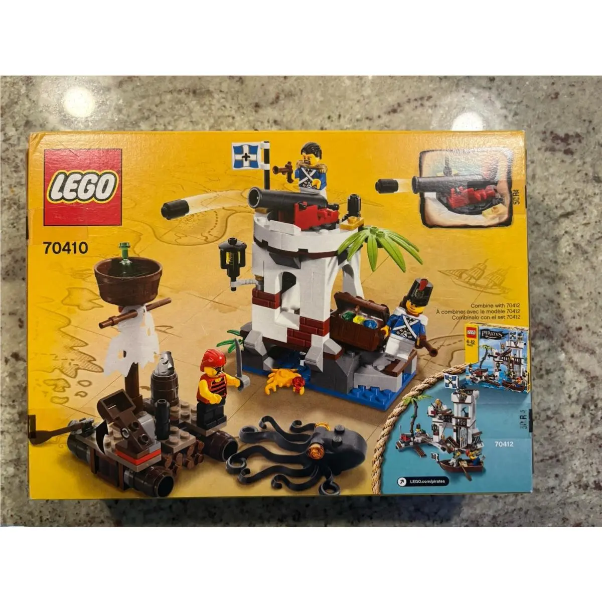 Lego Pirates Soldiers Outpost 70410 Complete Set 164 Pcs Ages 5-12 Box