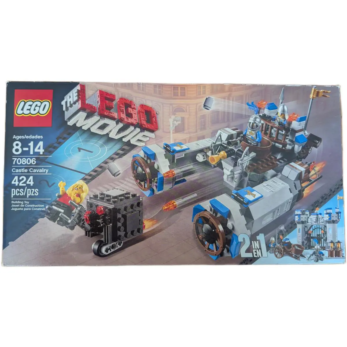 Lego 70806 The Lego Movie Castle Cavalry Retired 2-in-1 Rare Nisb