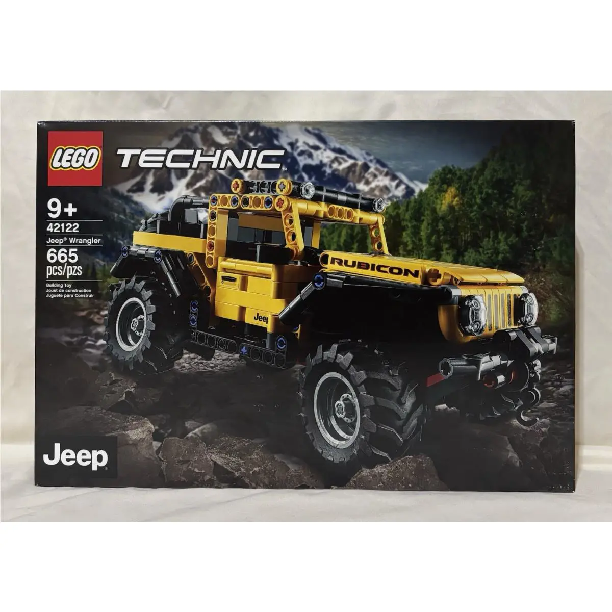 Lego 42122 Technic Jeep Wrangler Rubicon Retired /sealed 665 Pcs