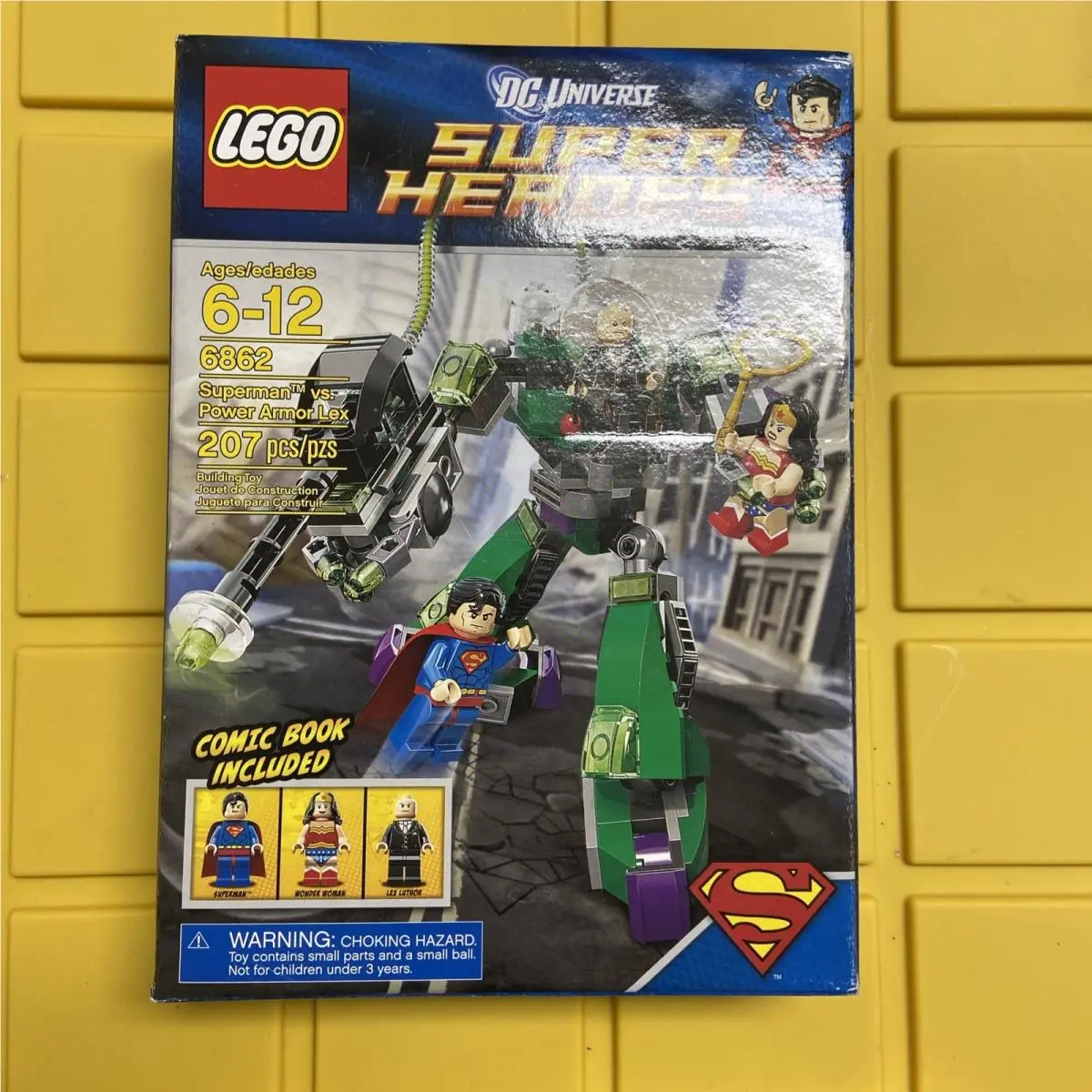 Lego 6862 DC Universe Super Heroes Superman Vs. Power Armor 207 Pcs