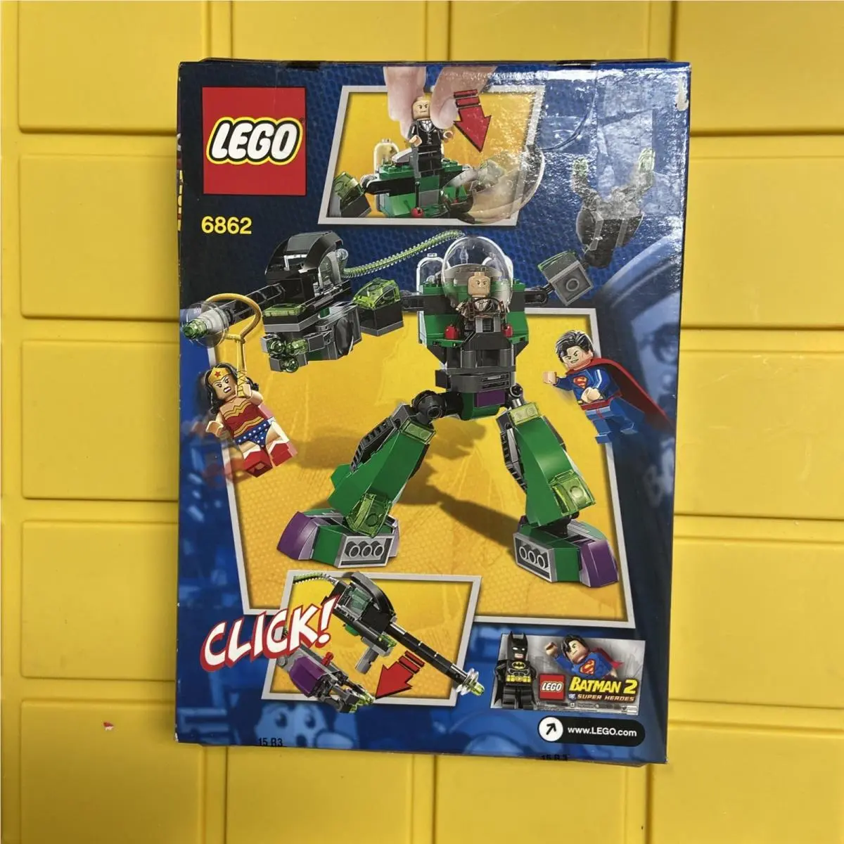 Lego 6862 DC Universe Super Heroes Superman Vs. Power Armor 207 Pcs