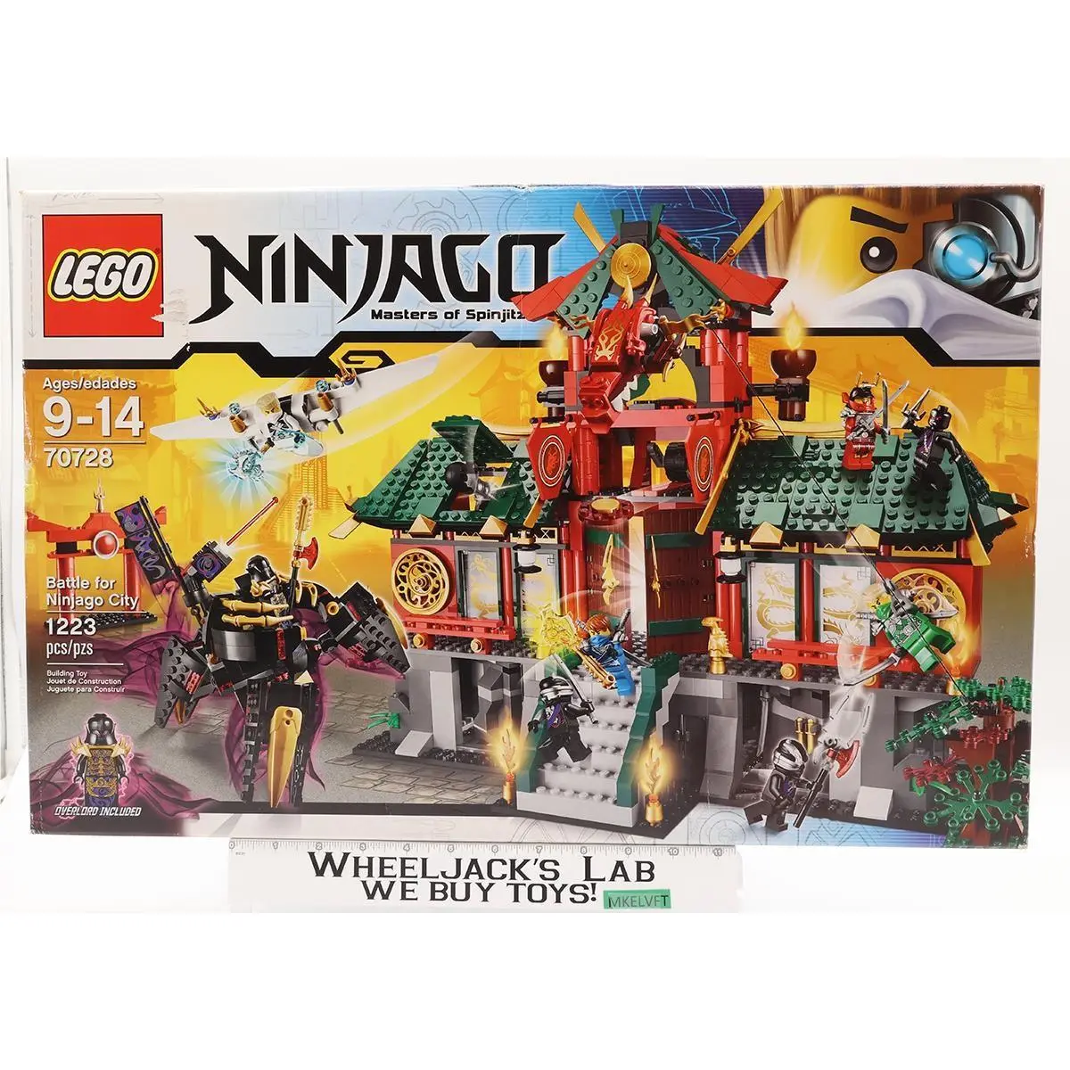 70728 Ninjago Battle For Ninjago City 1223 Pieces 2014 Lego Set