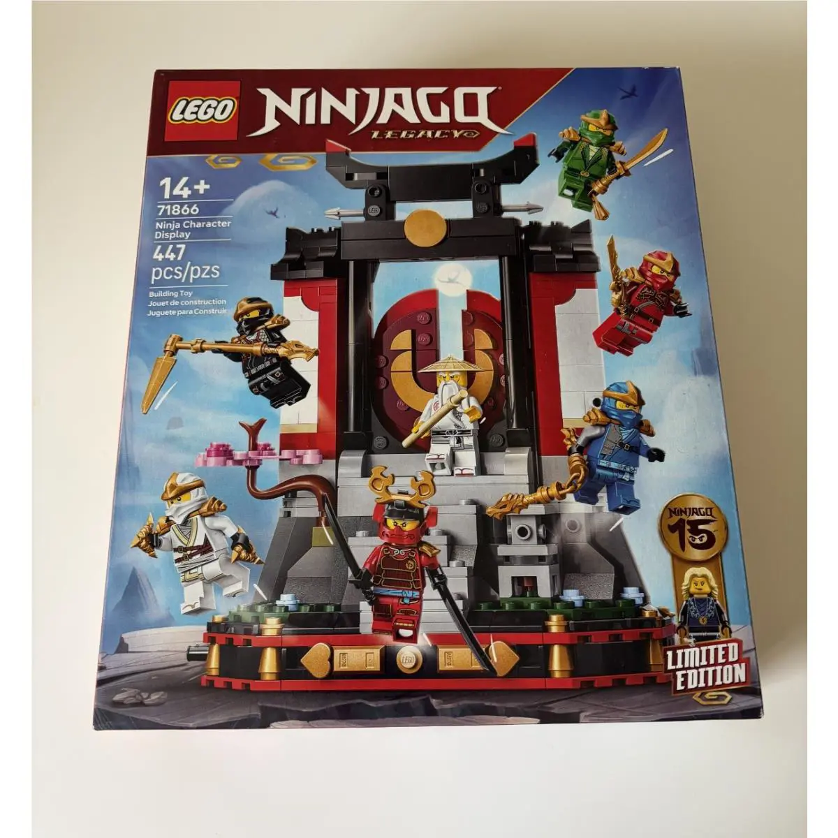 Lego 71866 Ninjago Ninja Character Display 15TH Anniversary 9 Minifigs Misb