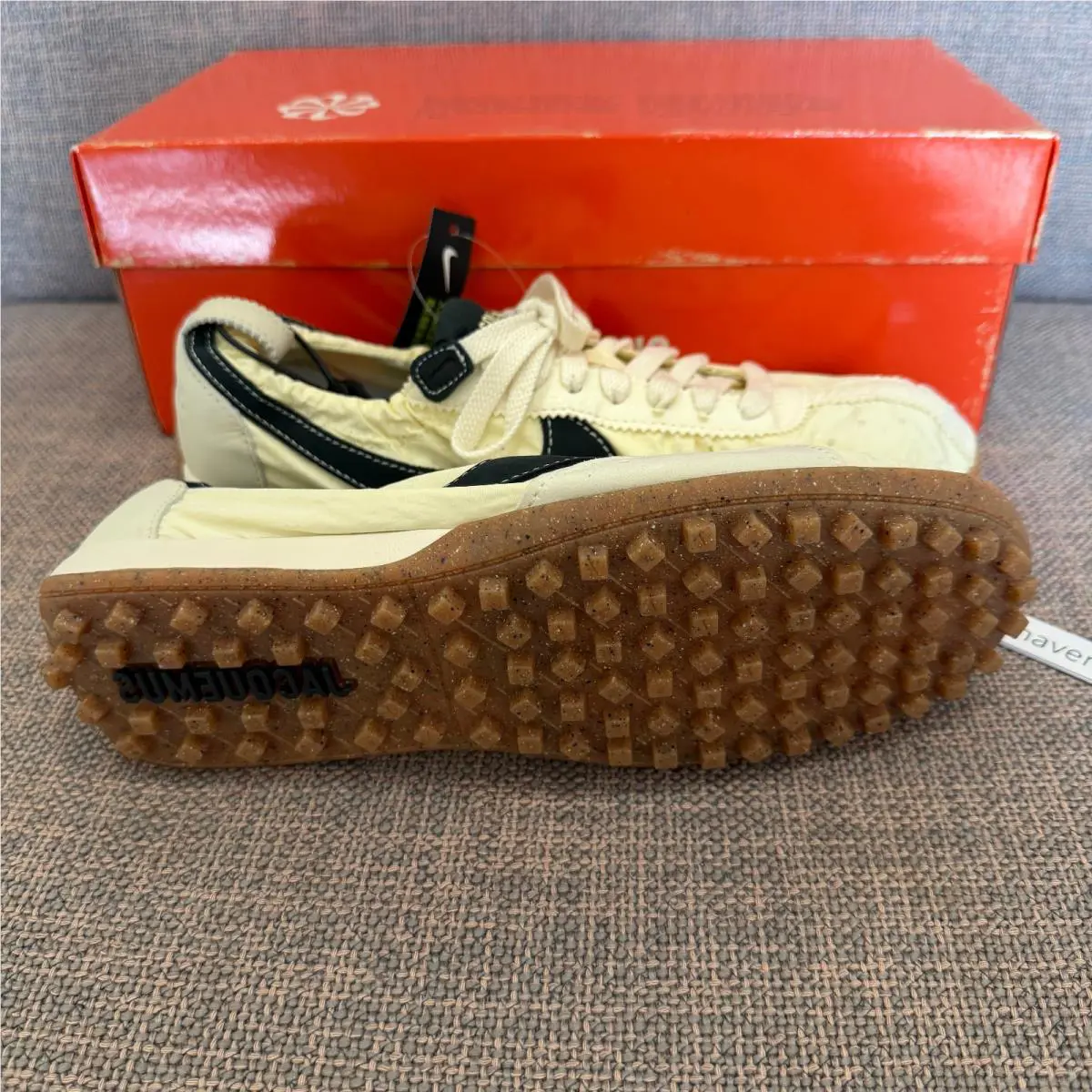 Nike shoes - Nike x Jacquemus Moon Shoe SP - HV8547-700 - Alabaster/Off Noir/Soft Pearl/Hydrogen Blue/Gum Medium Brown/Sto 7