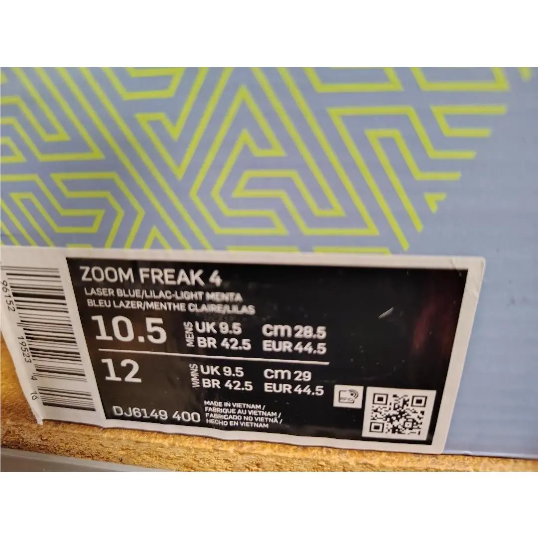 Nike shoes - Nike Zoom Freak 4 - Zoom Freak - DJ6149 400 - Laser Blue Lilac Light Menta 4