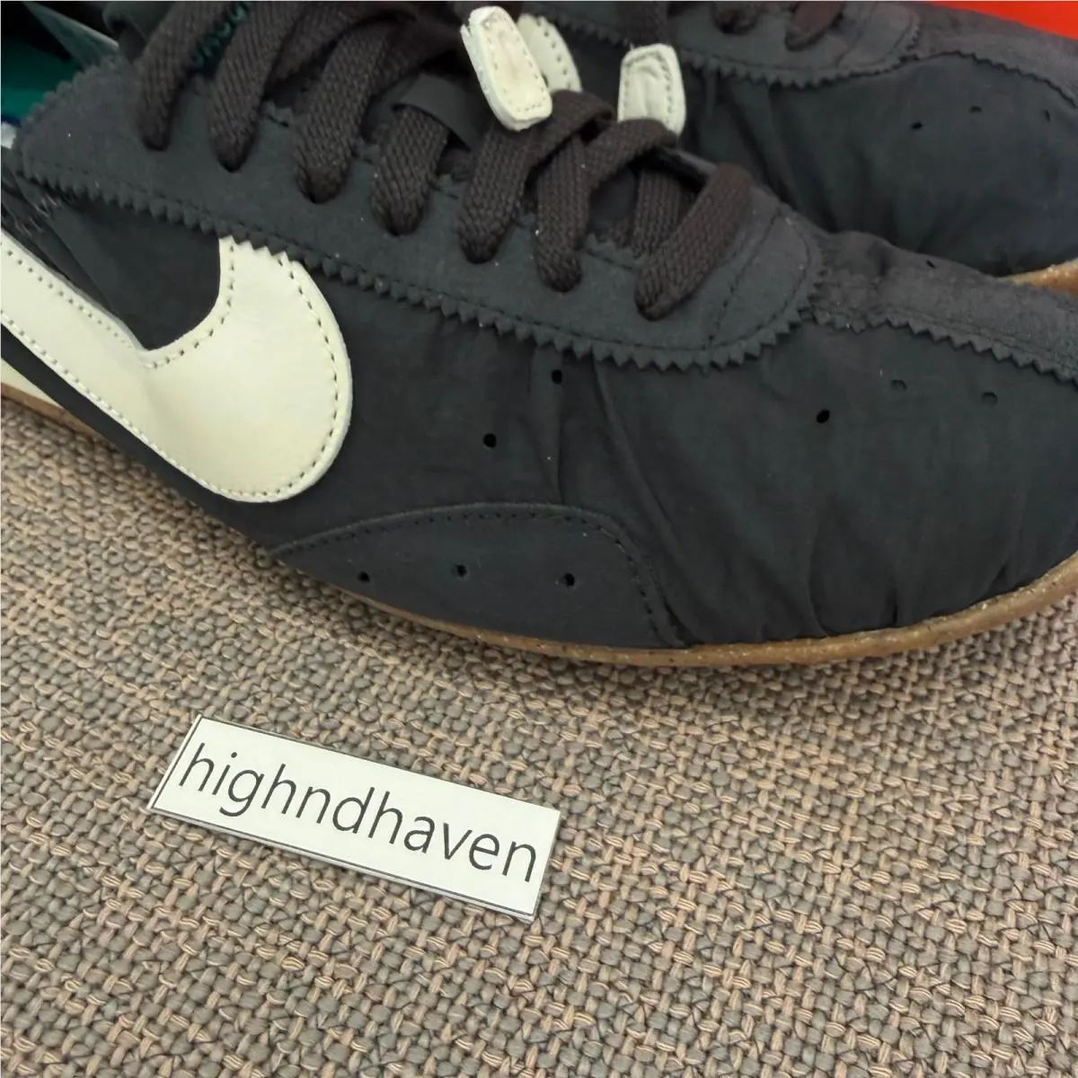Nike shoes - Nike x Jacquemus Moon Shoe SP - HV8547-001 - Off Noir/Cashmere/Gum Light Brown/Neptune Green/Storm Blue/Hydro 8