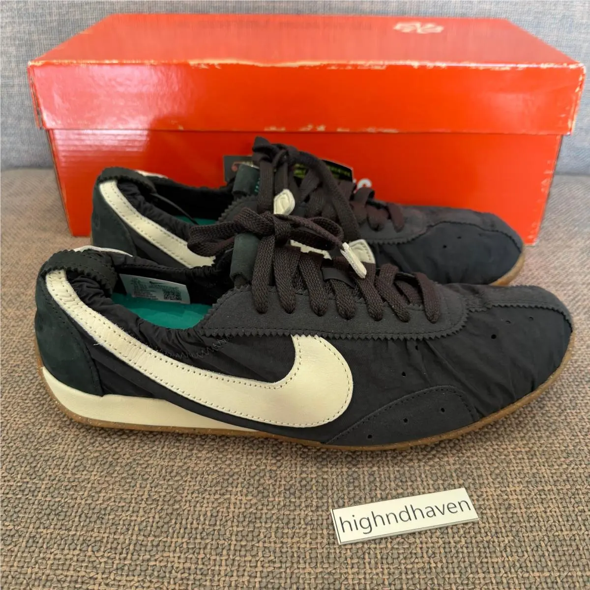 Nike shoes - Nike x Jacquemus Moon Shoe SP - HV8547-001 - Off Noir/Cashmere/Gum Light Brown/Neptune Green/Storm Blue/Hydro 14