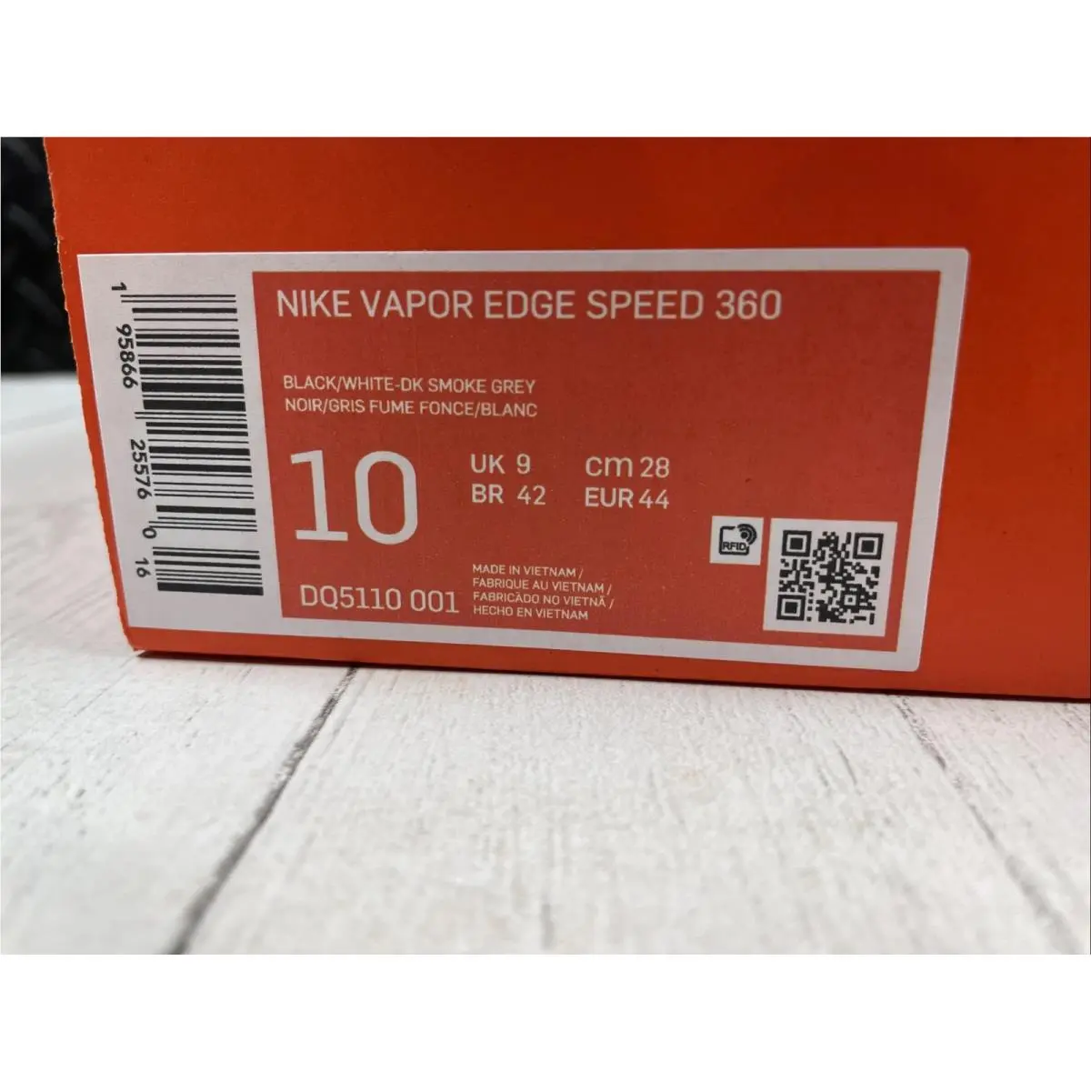 Nike shoes - Nike Vapor Edge - Vapor Edge - DQ5110-002 - Black (UPC: 0195866255746) 10