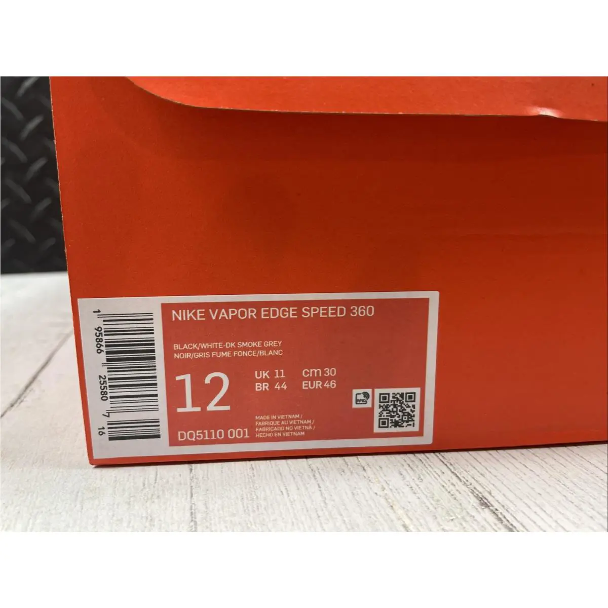 Nike shoes - Nike Vapor Edge - Vapor Edge - DQ5110-002 - Black (UPC: 0195866255784) 10