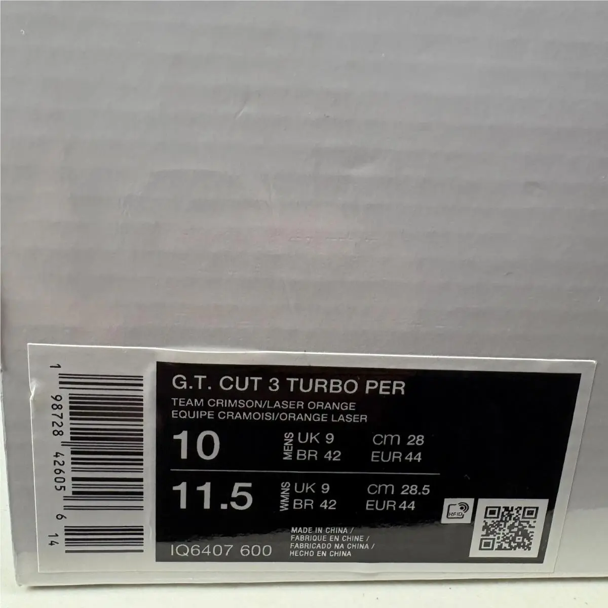 Nike shoes - Nike G.T. Cut 3 Turbo PER - IQ6407-600 - Team Crimson 8
