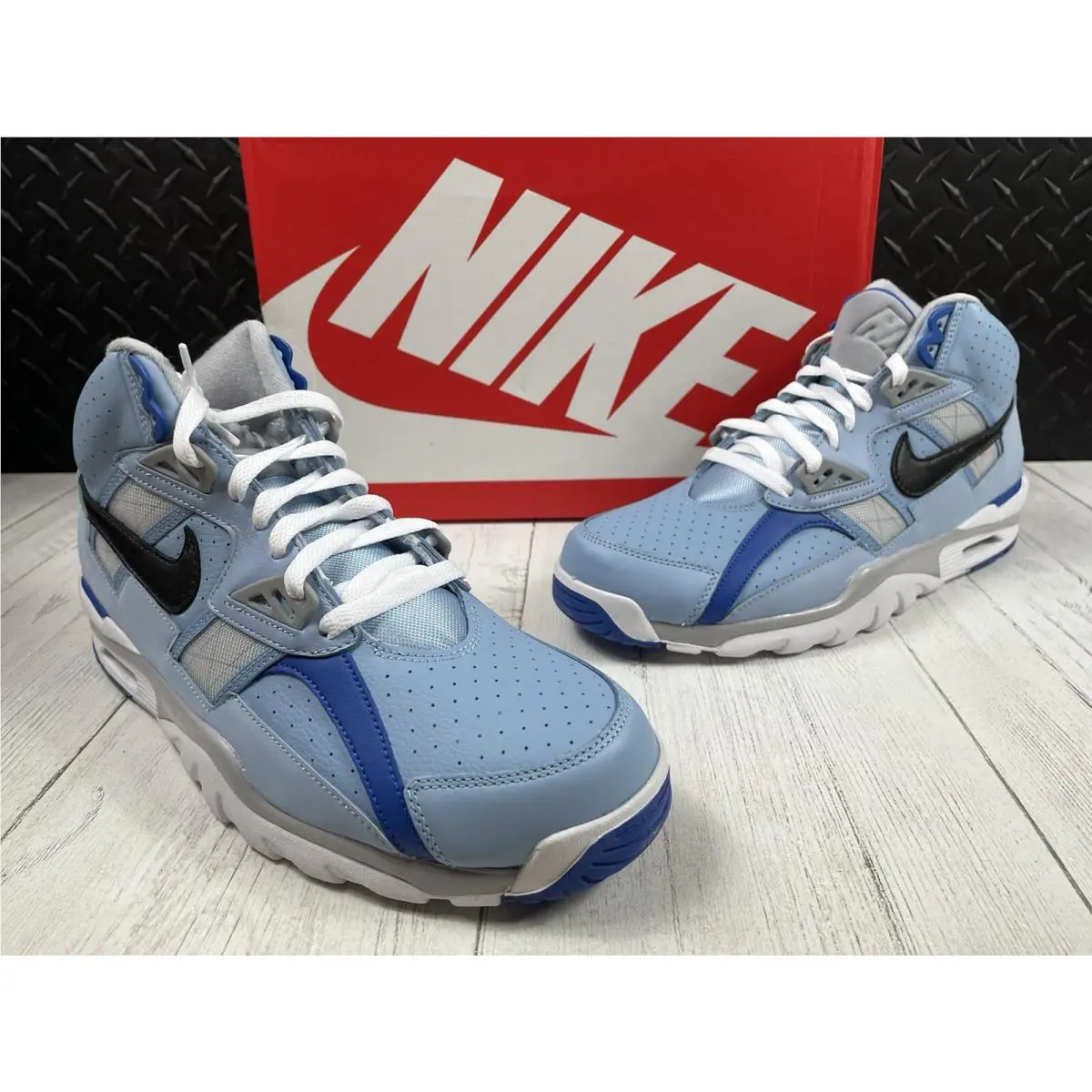 Size 9.5 - Nike Air Trainer SC High Kansas City Royals DX1791-400 Men`s Shoes