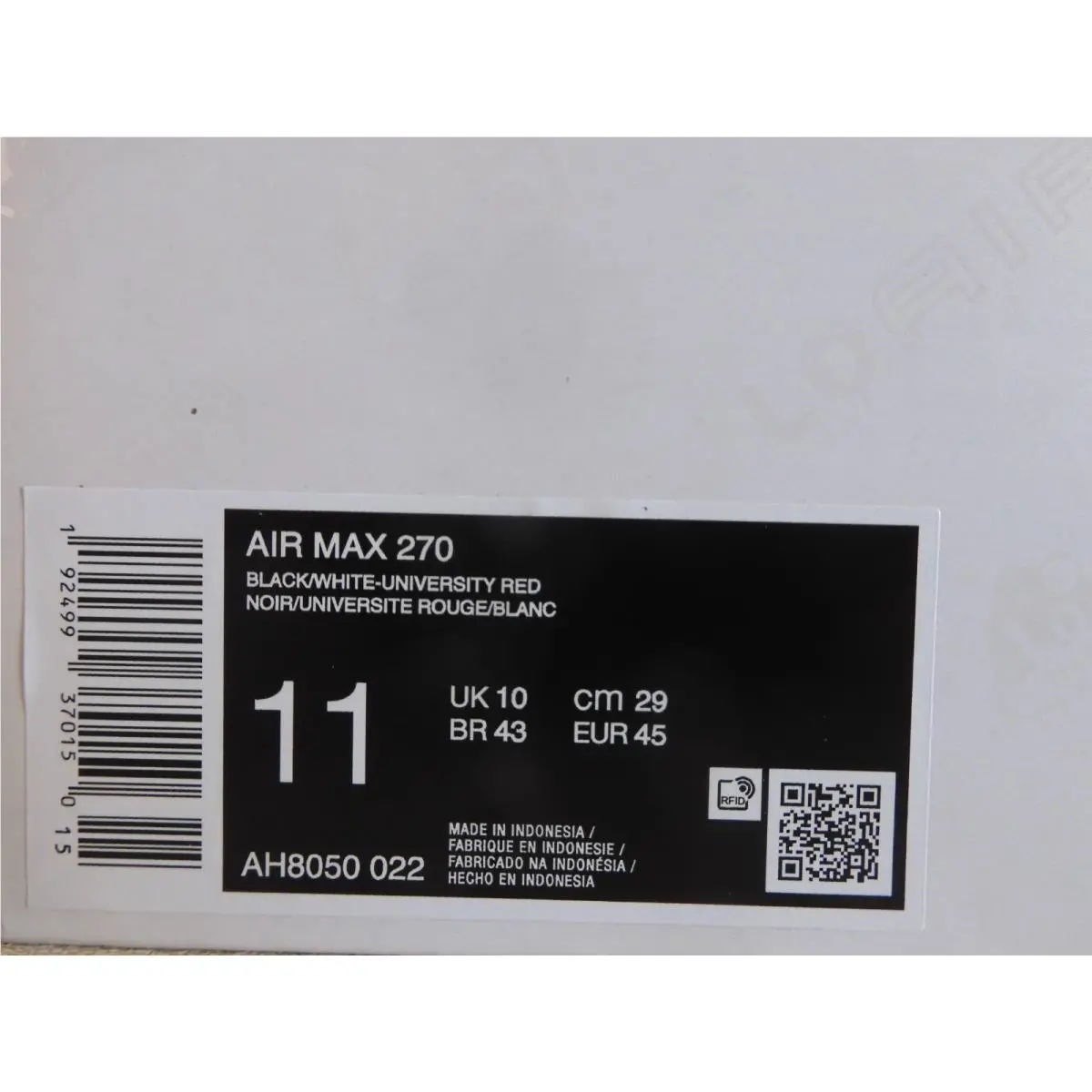 Nike shoes - Nike Air Max 270 - Air Max - AH8050-022 - Black 6