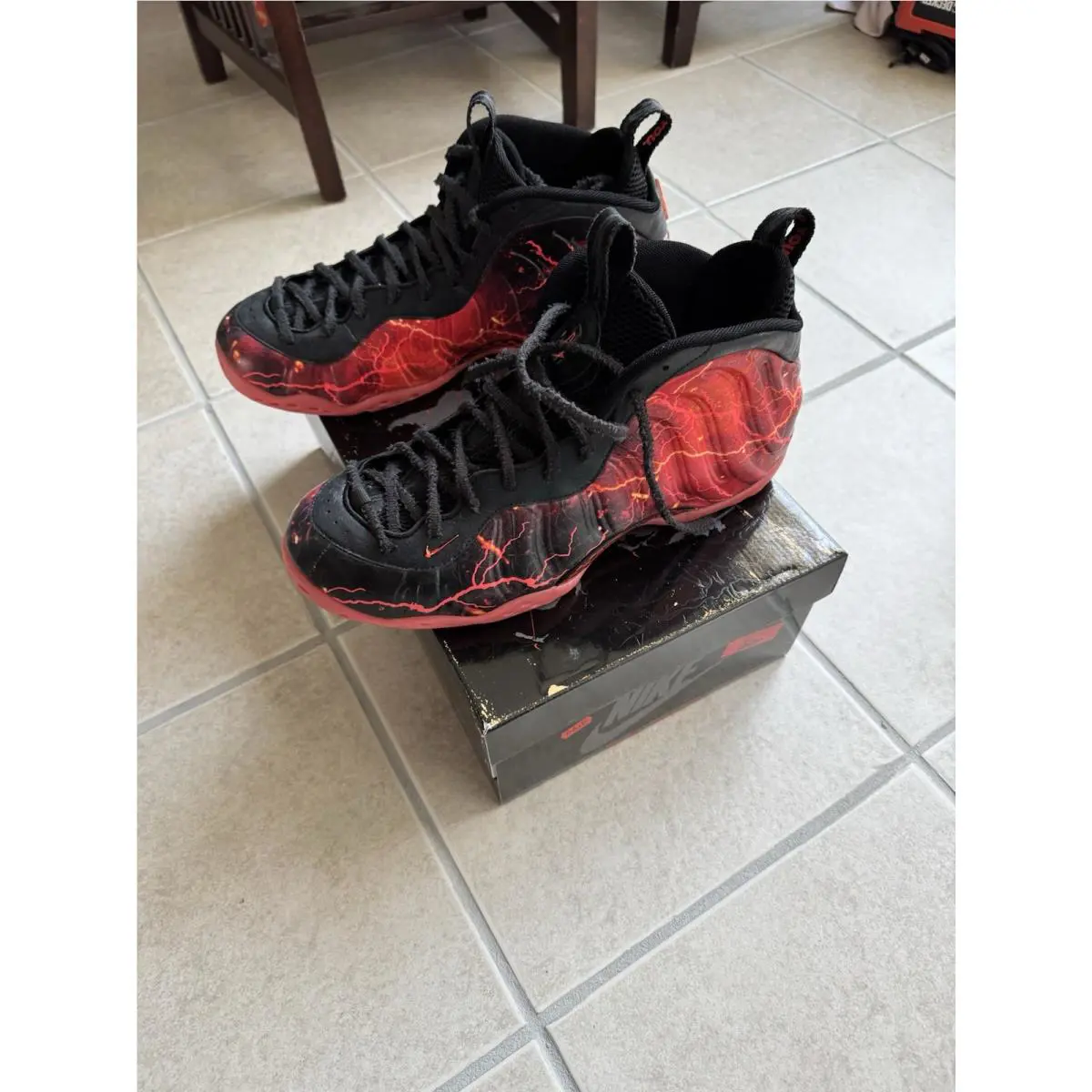 Nike shoes - Nike Air Foamposite - Air Foamposite - Red/Blk 9