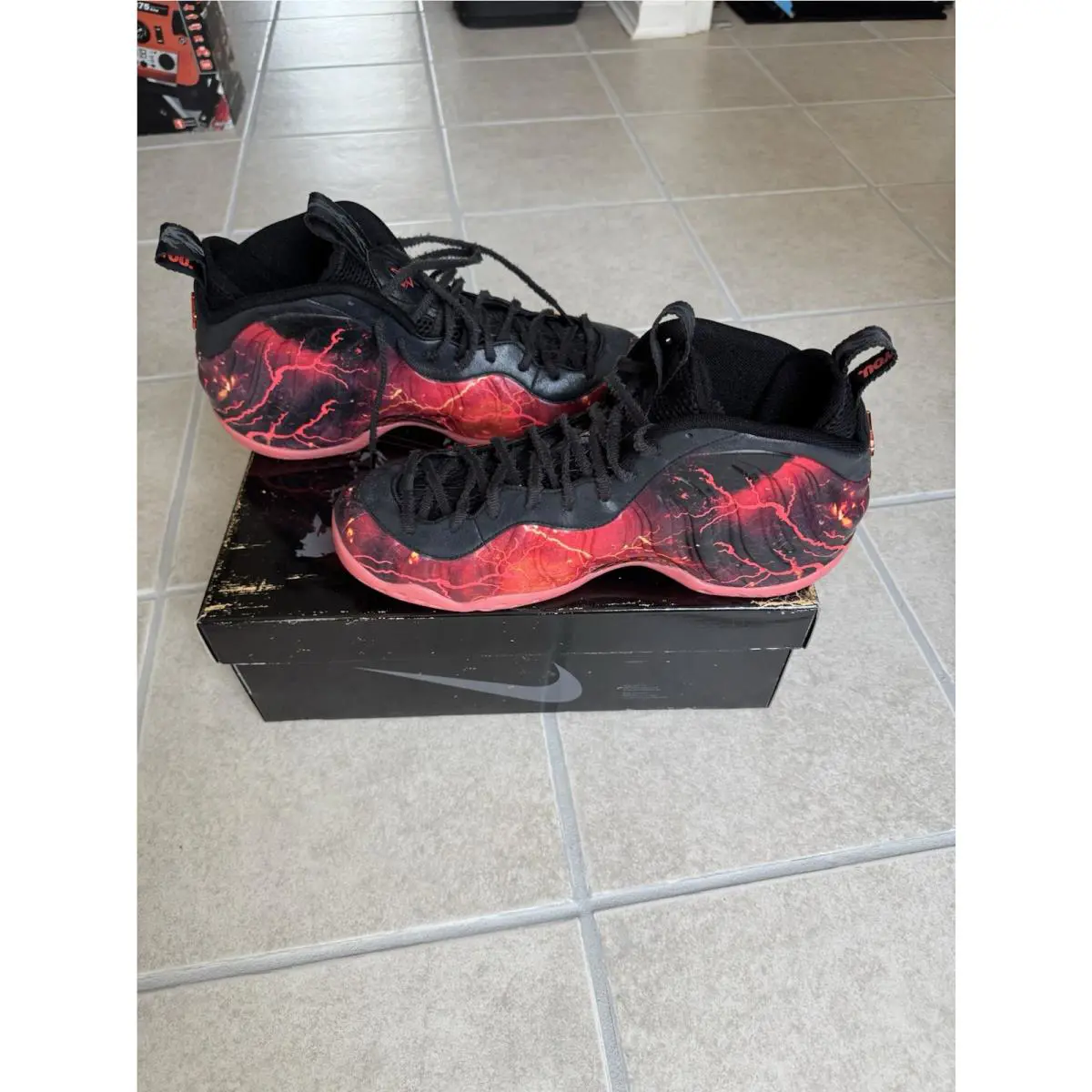 Nike shoes - Nike Air Foamposite - Air Foamposite - Red/Blk 2
