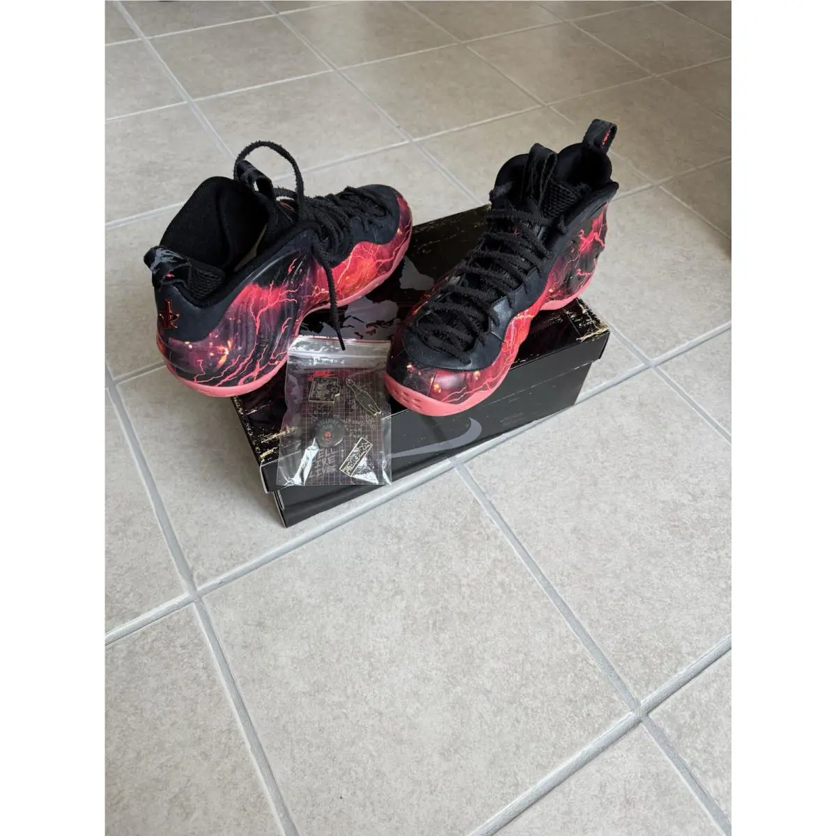 Nike shoes - Nike Air Foamposite - Air Foamposite - Red/Blk 3