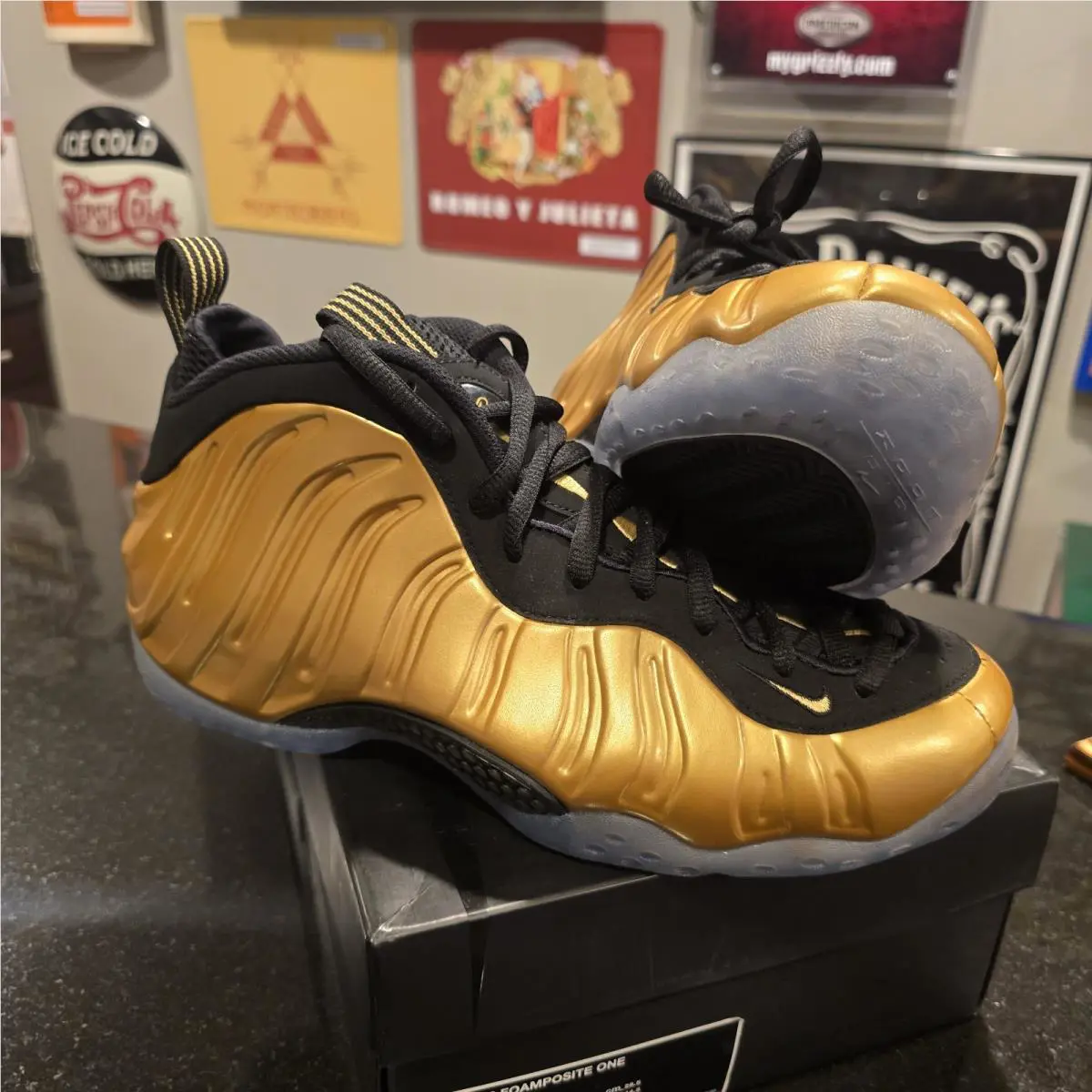 Nike shoes - Nike Air Foamposite - Air Foamposite - 314996-700 - Gold 0