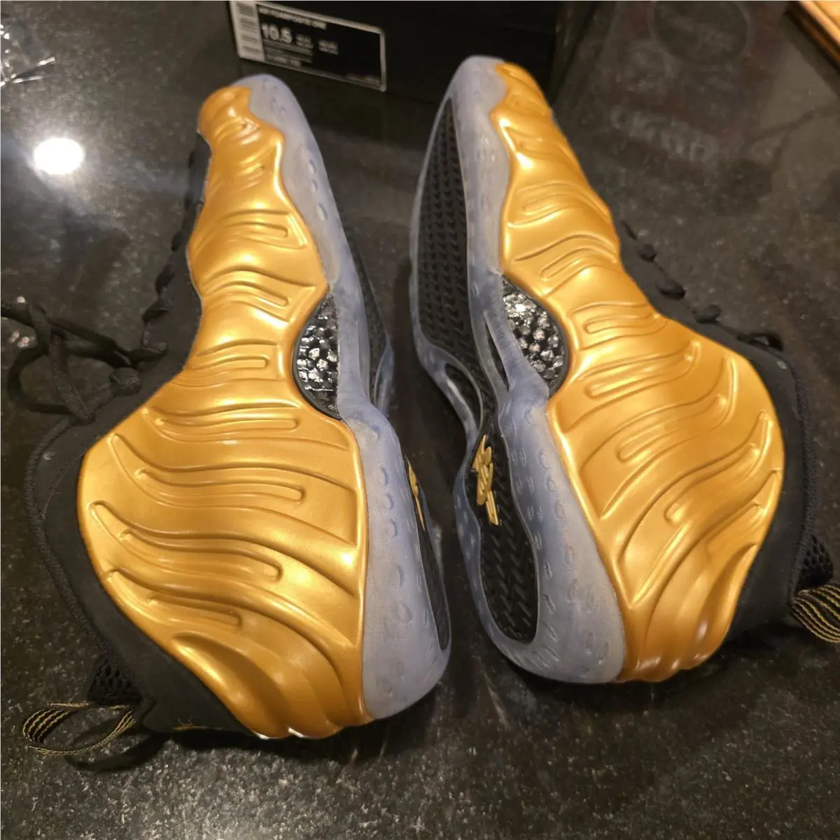 Nike shoes - Nike Air Foamposite - Air Foamposite - 314996-700 - Gold 3