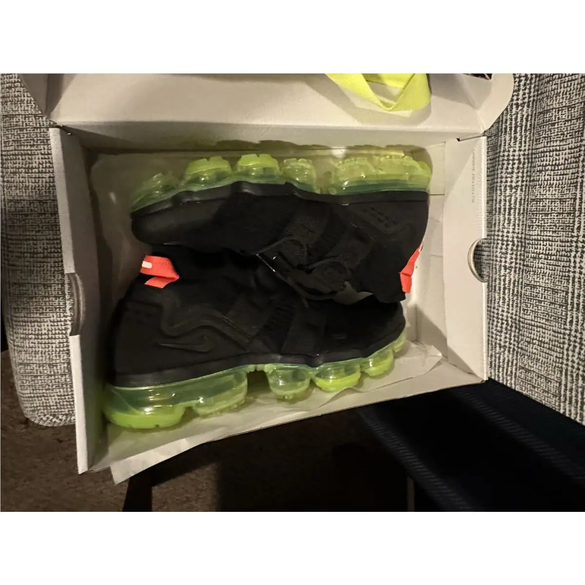 Nike shoes - Nike Air Vapormax Utility - Air Vapormax Utility - AH6834-007 - Black/Volt 9