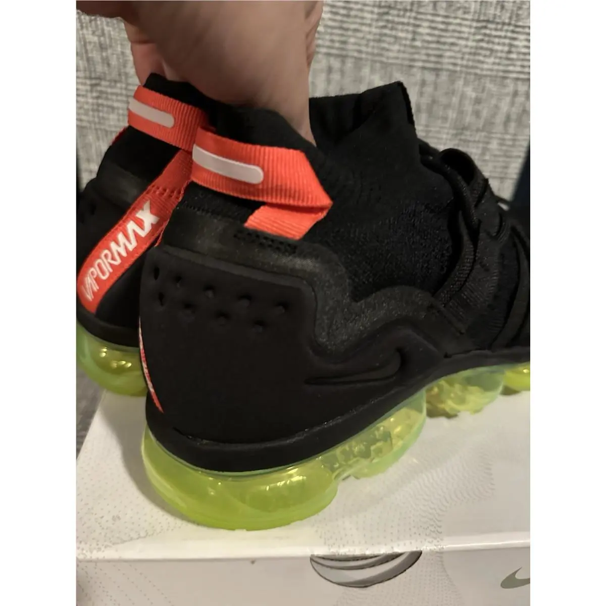 Nike shoes - Nike Air Vapormax Utility - Air Vapormax Utility - AH6834-007 - Black/Volt 1