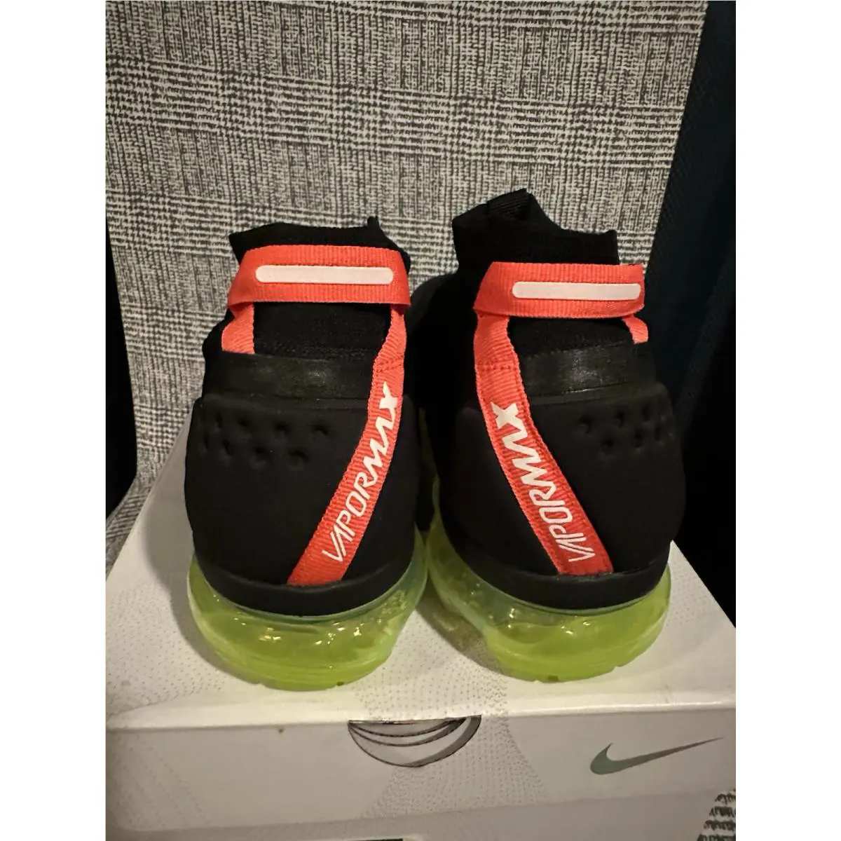 Nike shoes - Nike Air Vapormax Utility - Air Vapormax Utility - AH6834-007 - Black/Volt 4