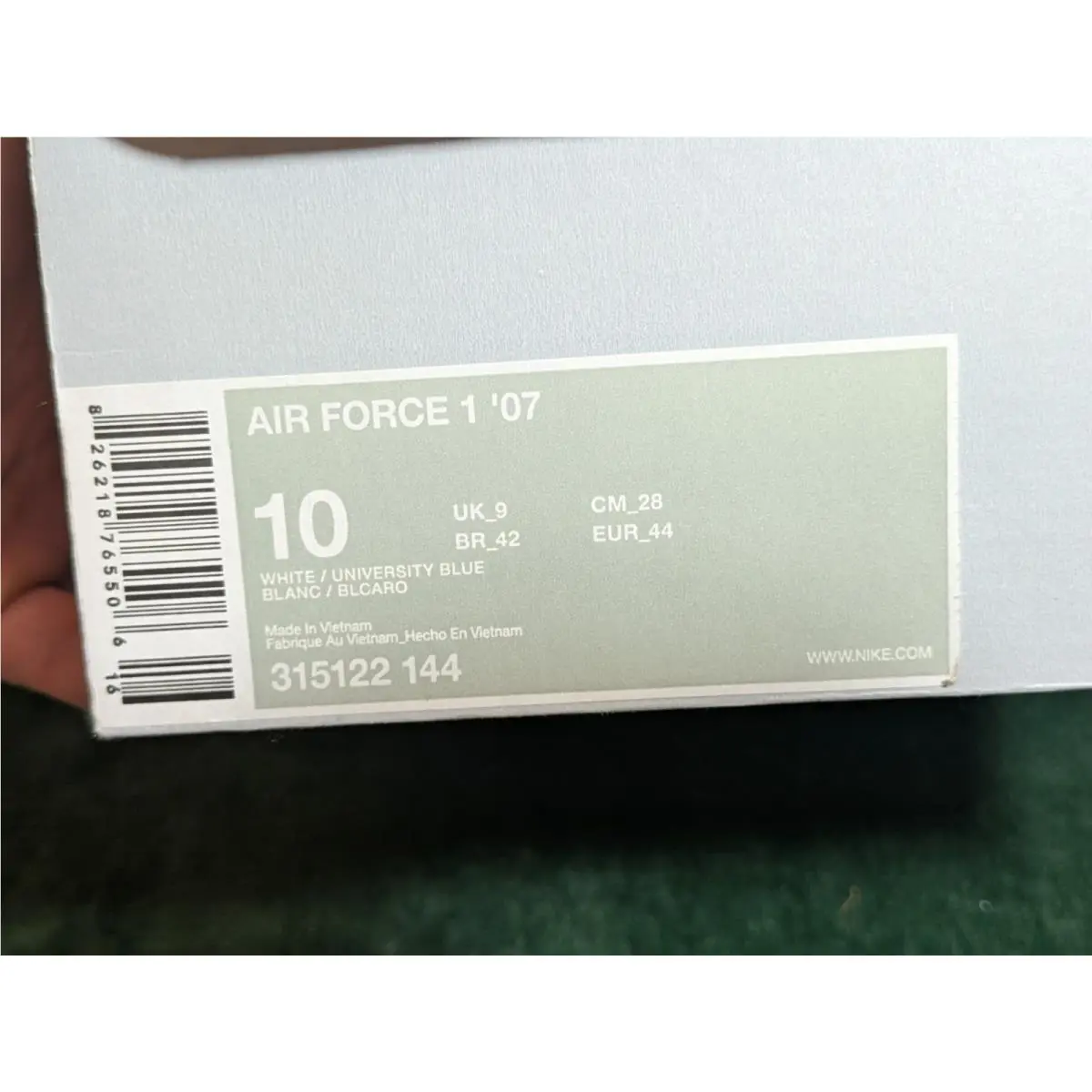 Nike shoes - Nike Air Force 1 - Air Force - 315122-144 - White/Blue 18