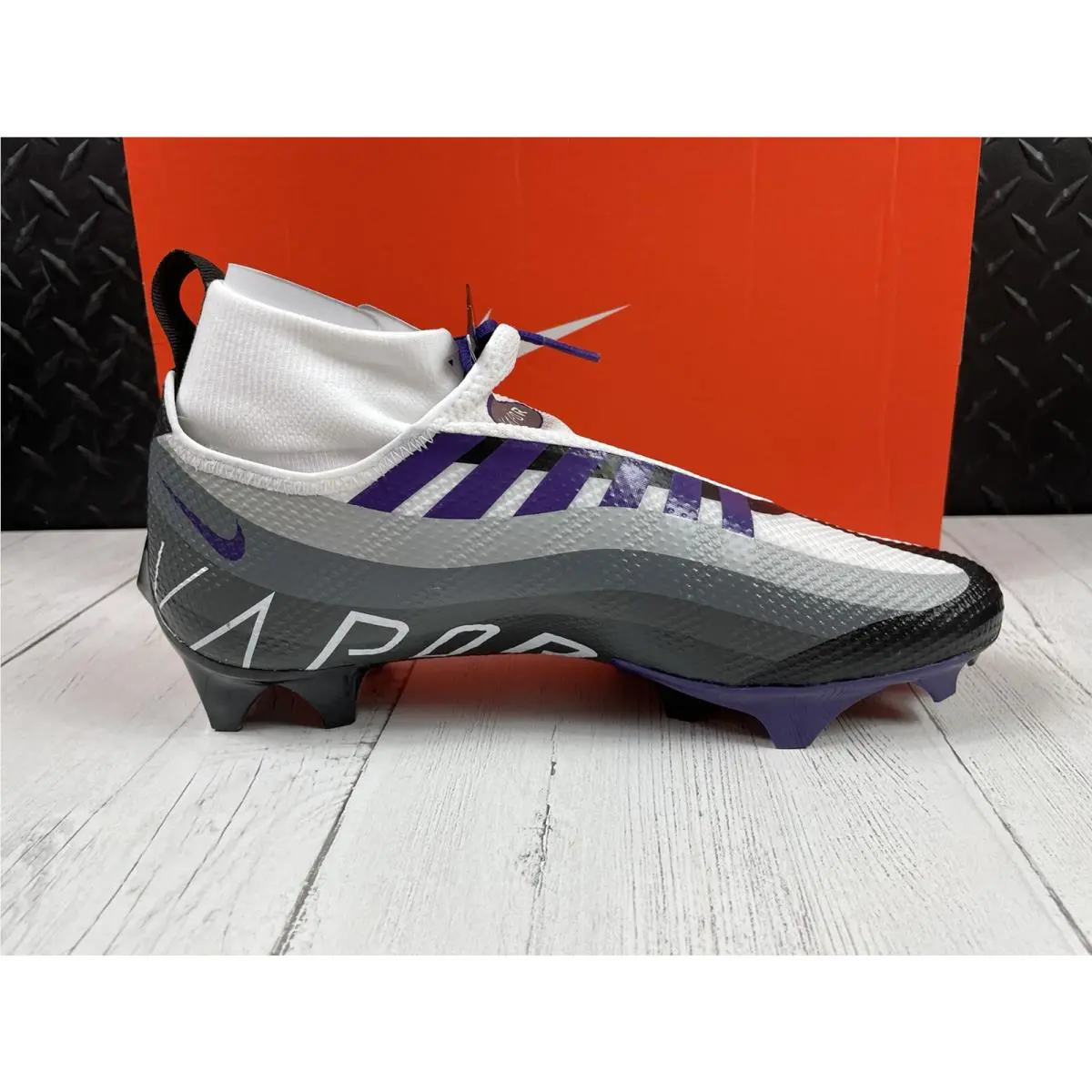 Nike shoes - Vapor Edge Pro 360 - Vapor Edge Pro - DV0778-006 - White/Black/Court Purple (UPC: 0195869933696) 8