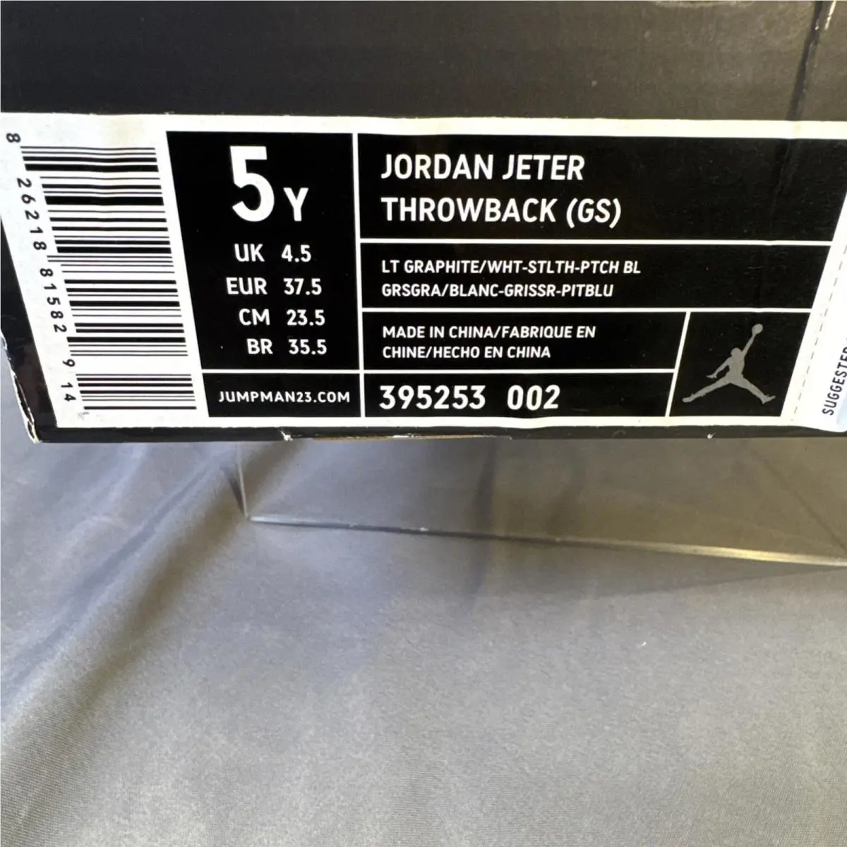 Nike shoes - Air Jordan Jeter - Air Jeter - 395253-002 - Gray (UPC: 00826218815645) 10