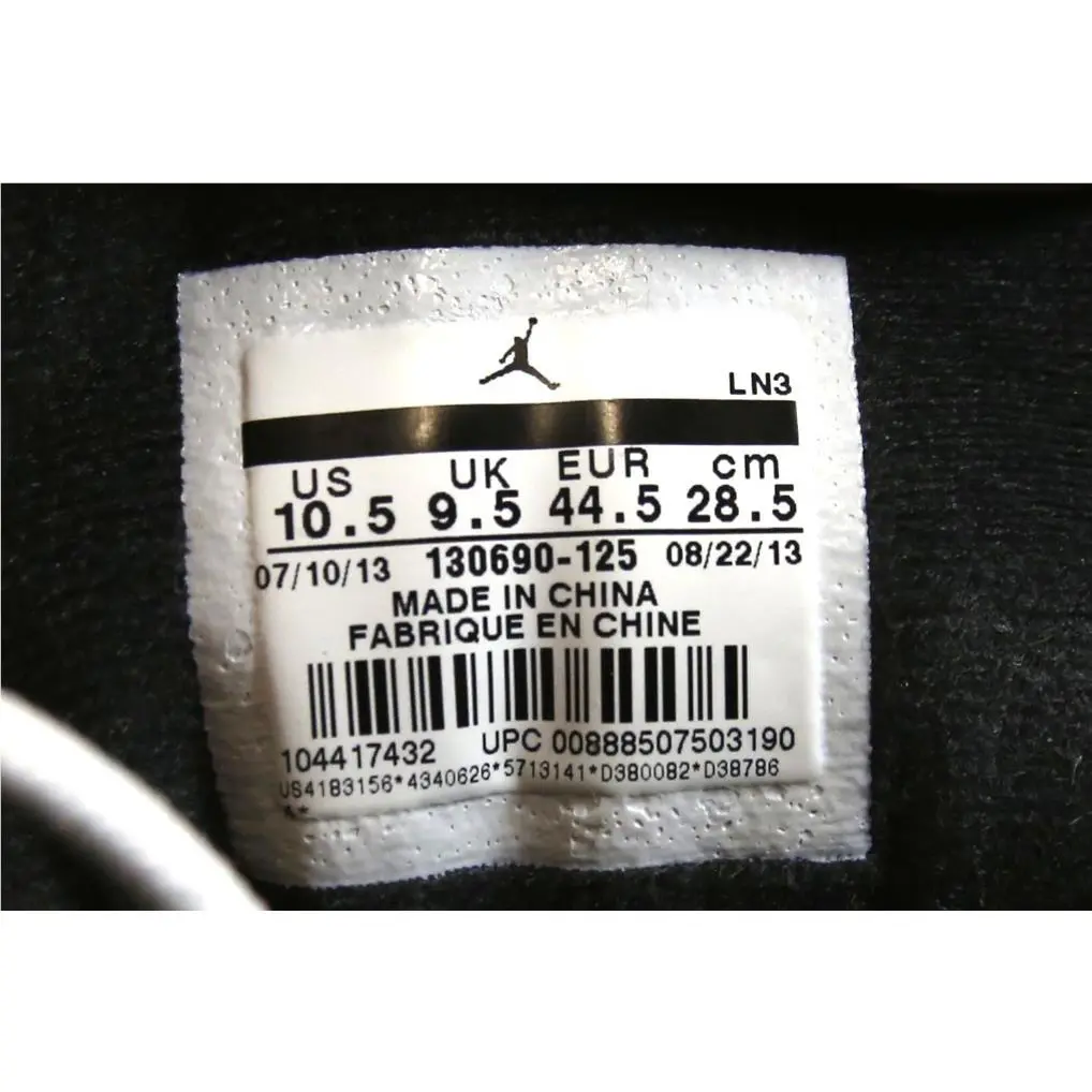 Nike shoes - Air Jordan 12 - Air - 130690-125 - White (UPC: 0888507503190) 6