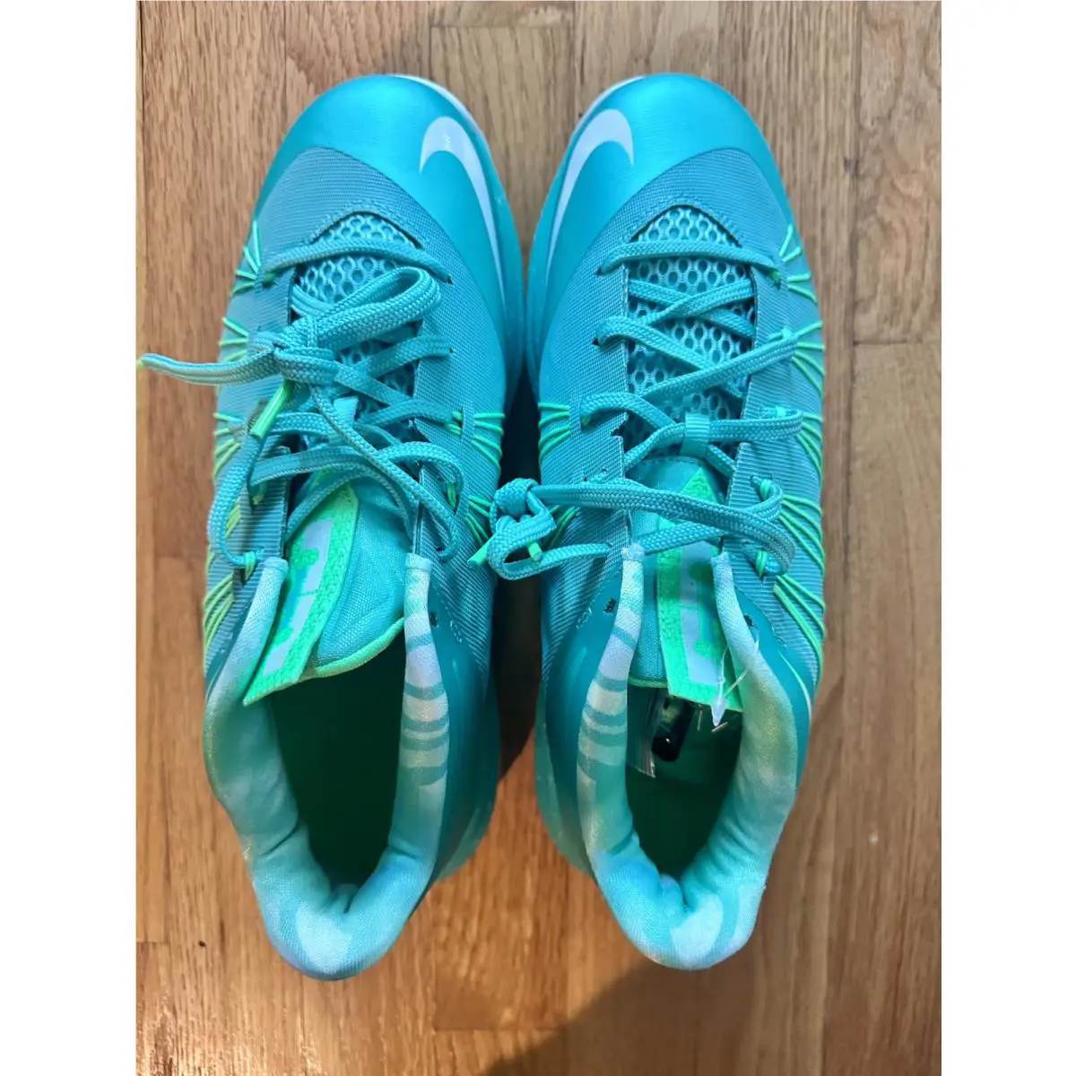 Nike shoes - Nike LeBron 15 - LeBron - 579765-300 - Green, Manufacturer: Crystal Mint/Fiberglass-Poison Green 1