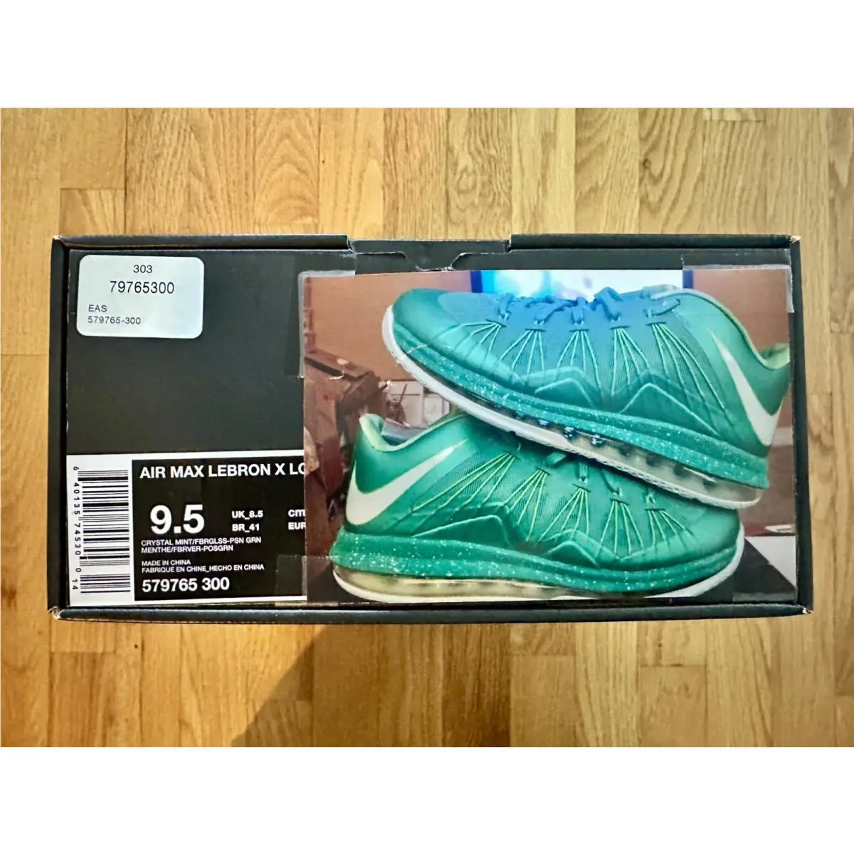 Nike shoes - Nike LeBron 15 - LeBron - 579765-300 - Green, Manufacturer: Crystal Mint/Fiberglass-Poison Green 6