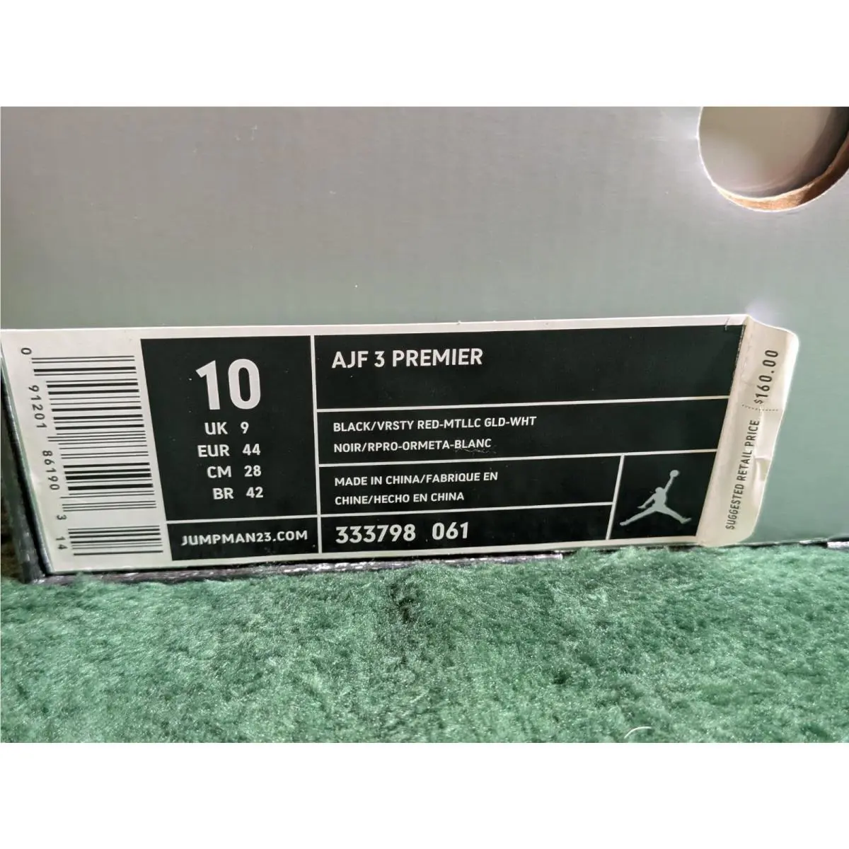 Nike shoes - AJF 3 Premier - AJF Premier - 333798061 - Black 12