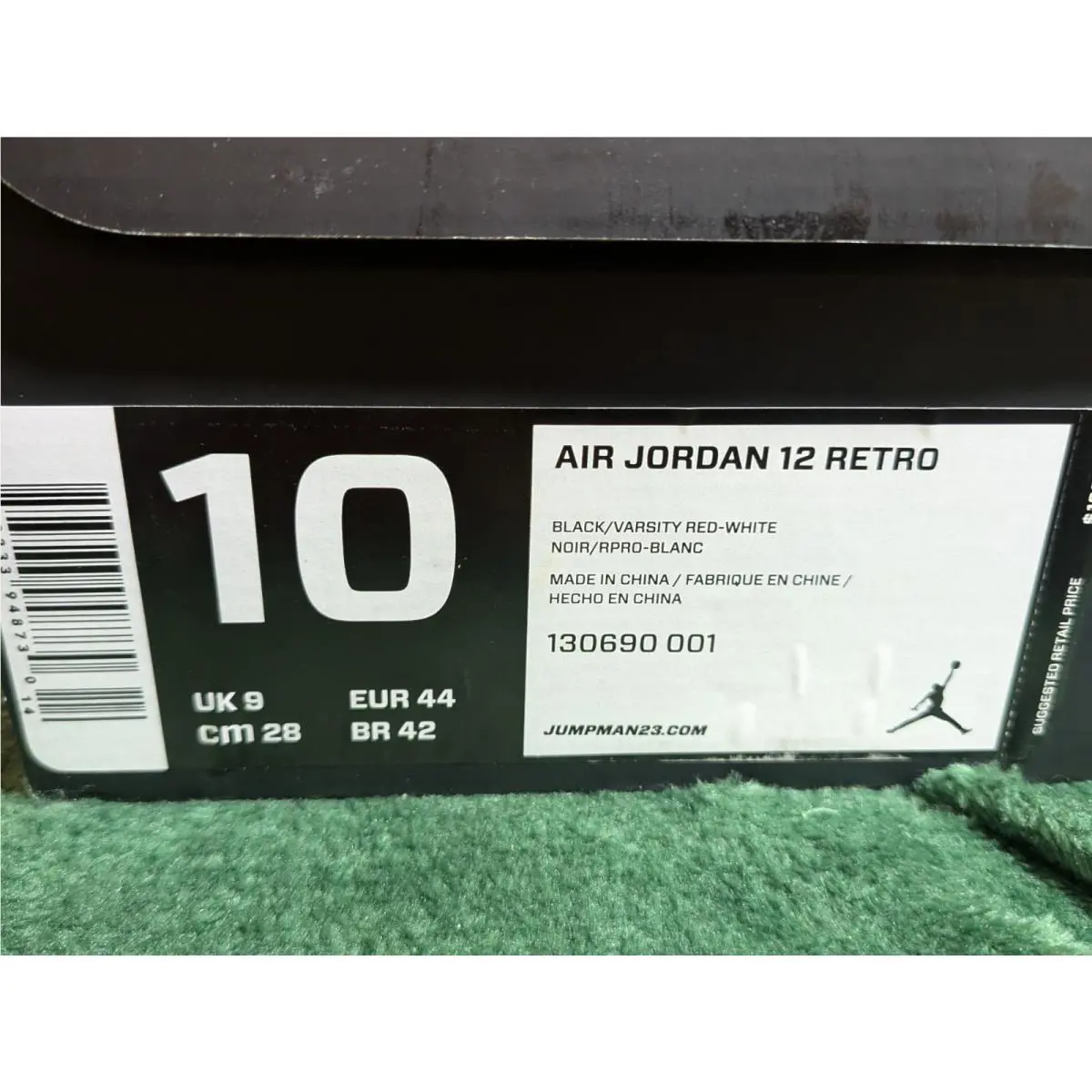 Nike shoes - Nike Air Jordan 12 Retro - 130690-001 - Black 13