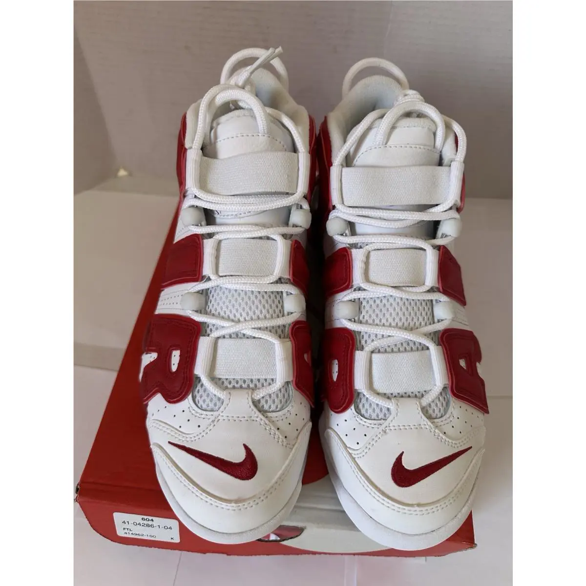 Nike shoes - Nike Air More Uptempo - Air More Uptempo - 414962-100 - Red 0