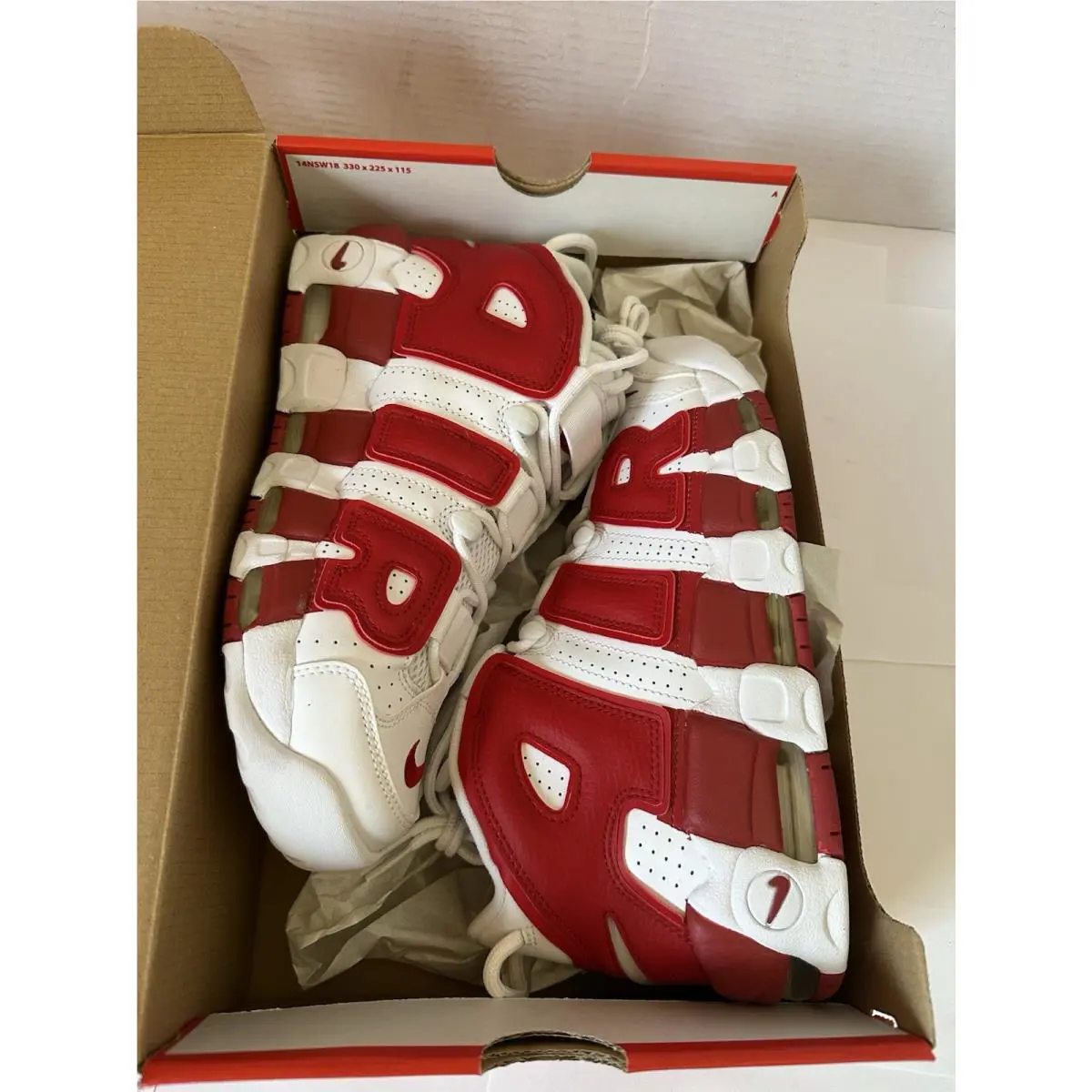 Nike shoes - Nike Air More Uptempo - Air More Uptempo - 414962-100 - Red 6