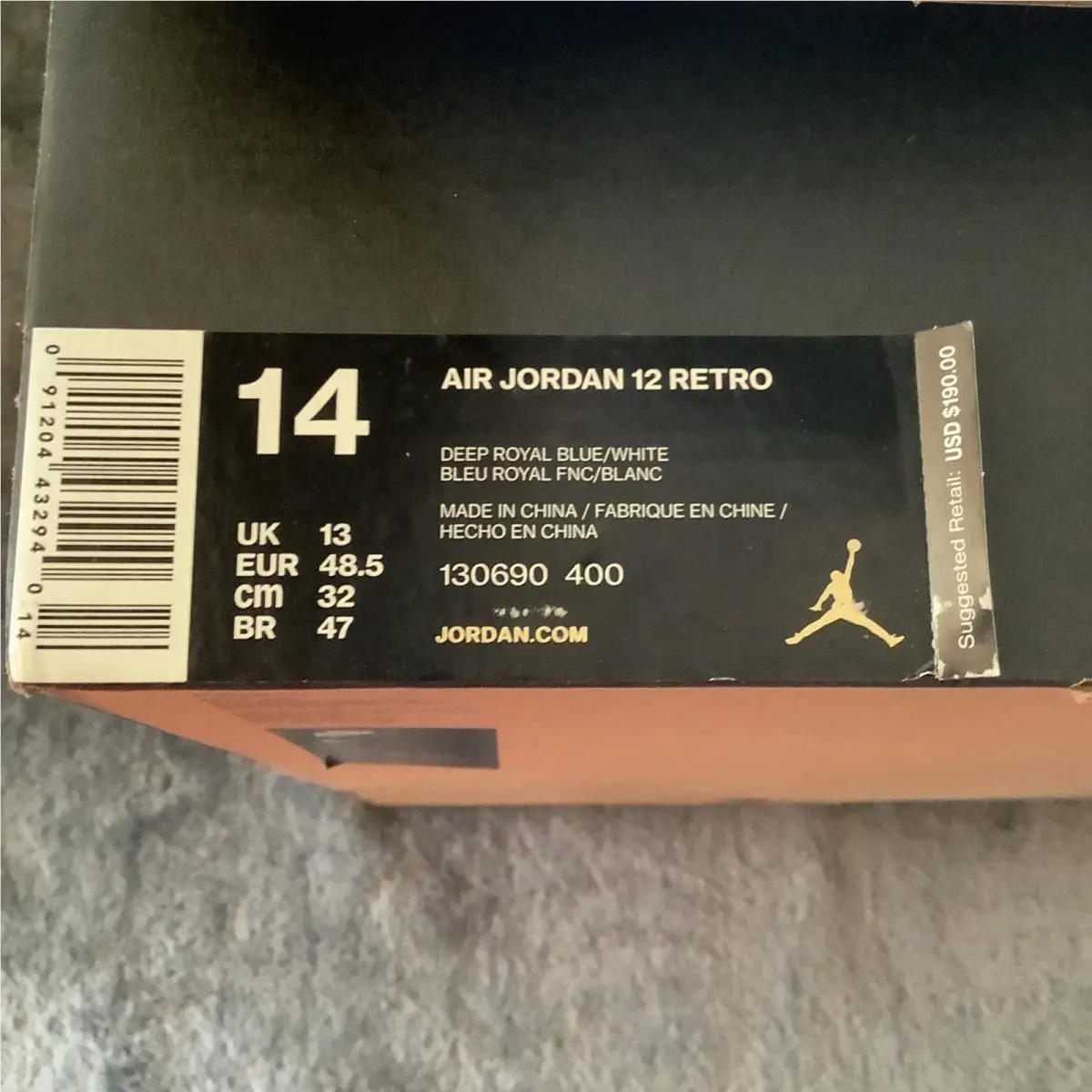 Nike shoes - Air Jordan 12 - Air - 130690-400 - Blue (UPC: 0091204432940) 9