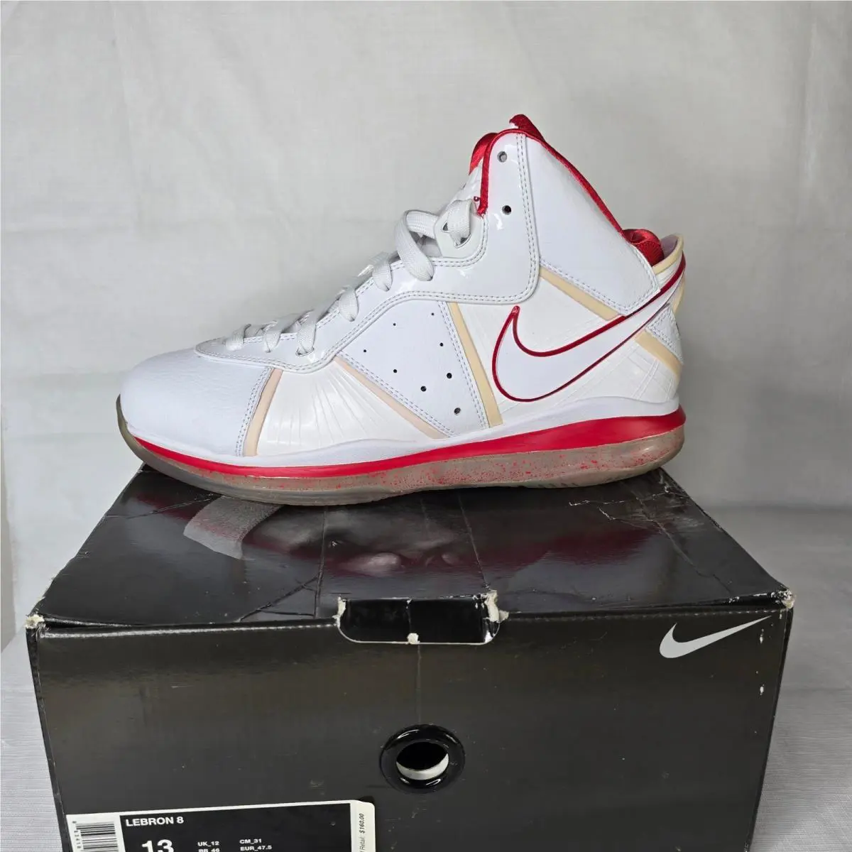Nike shoes - LeBron 8 - LeBron - White 0