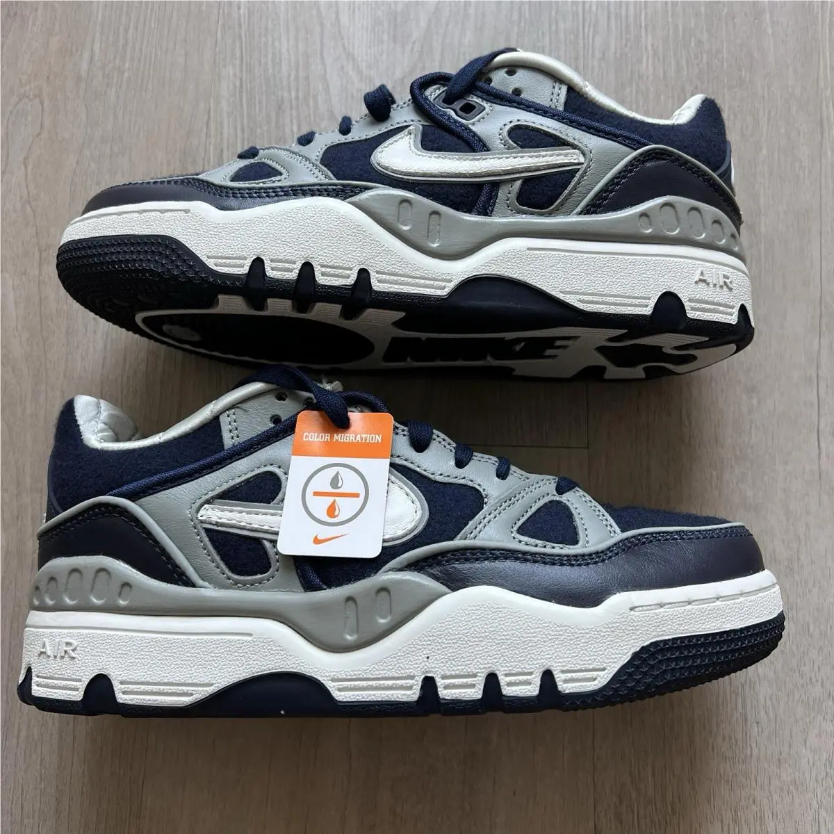 Nigo x Nike Air Force 3 SP College Pack Midnight Navy HV5032-400 Size 6 Men